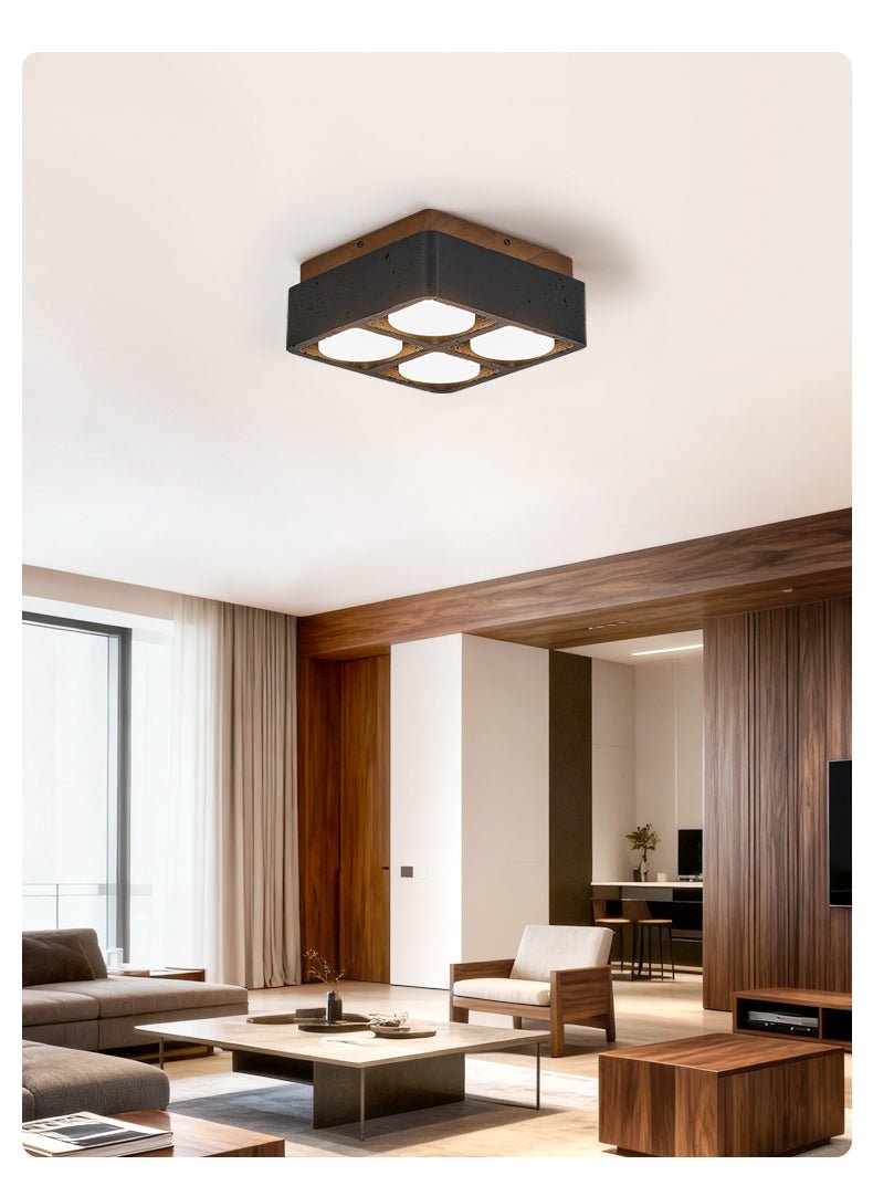 Axel Multi Spot Square Ceiling Lamp-Neutral Decor