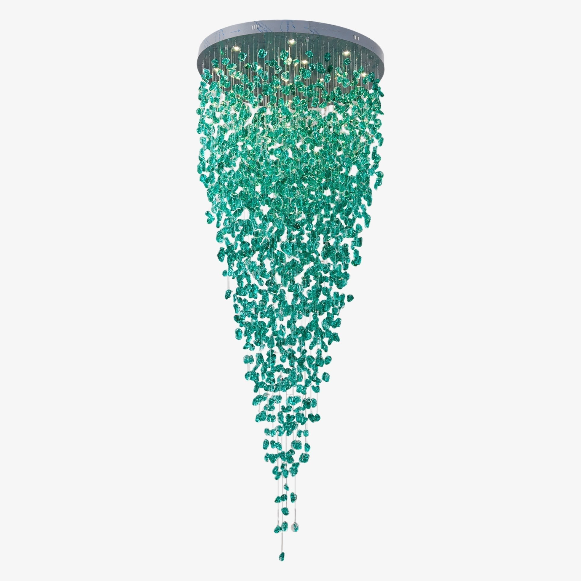 Belora Postmodern Luxury Stone Crystal Chandelier-Neutral Decor