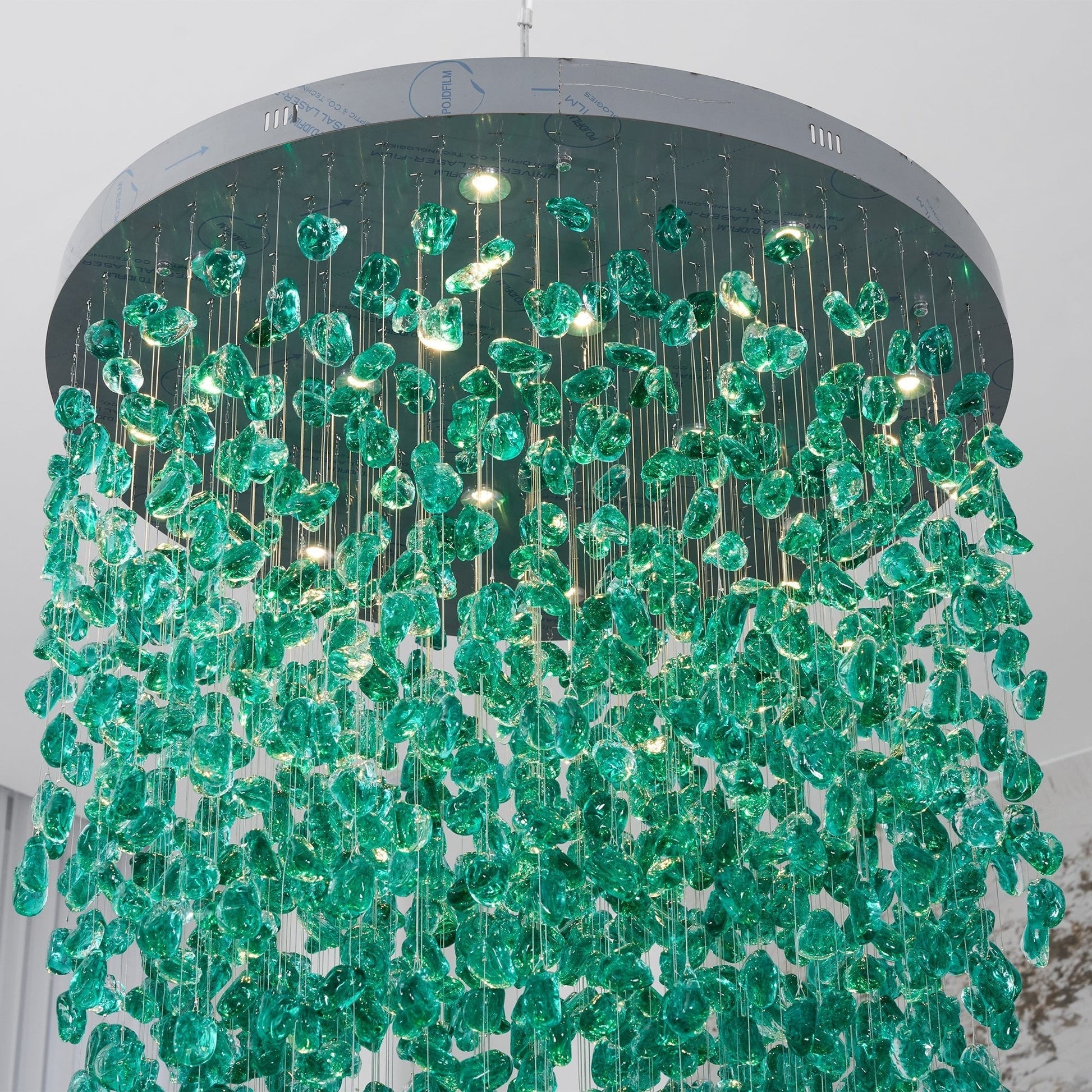 Belora Postmodern Luxury Stone Crystal Chandelier-Neutral Decor
