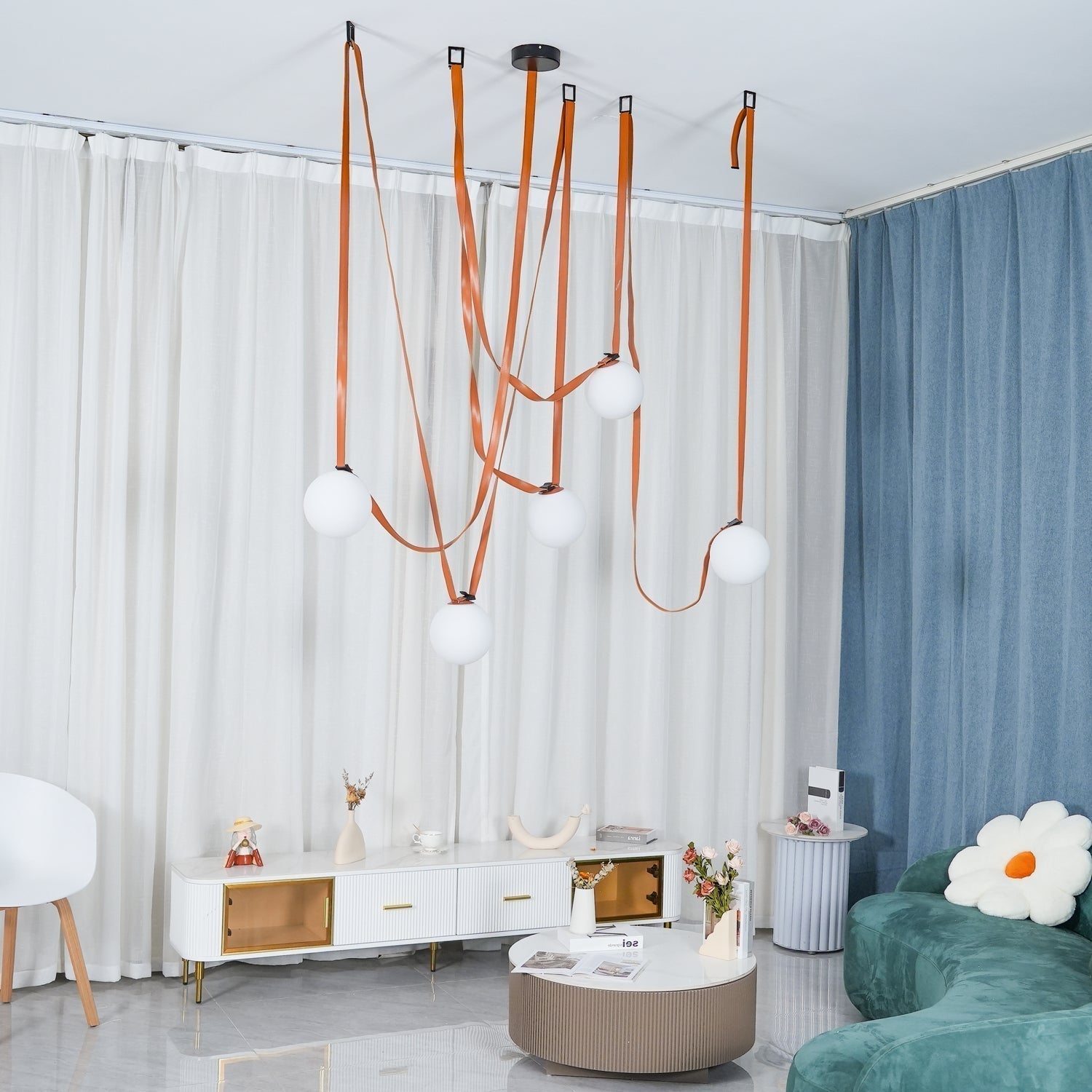 Zephira Multiple Belt Pendant Light