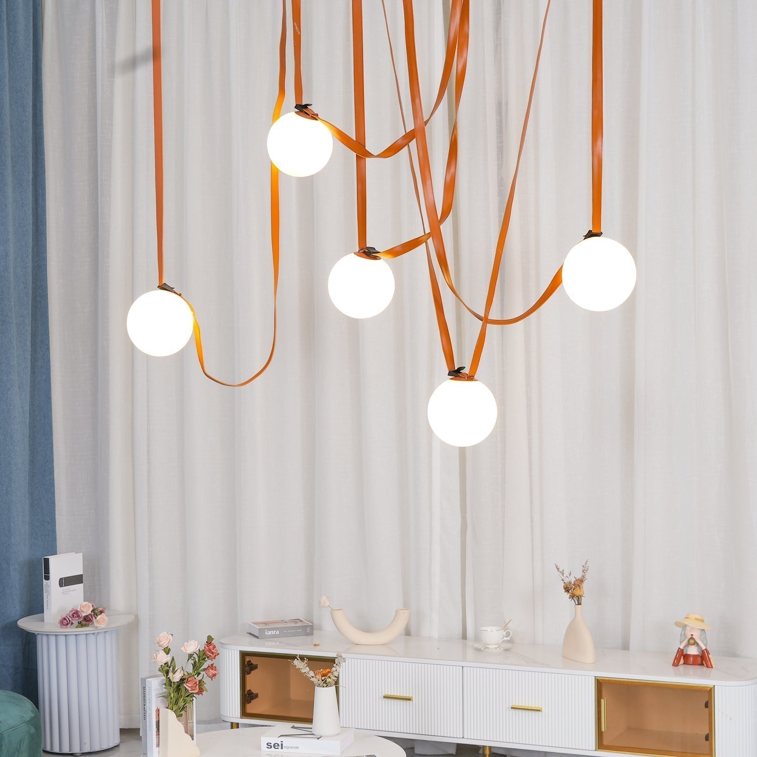 Zephira Multiple Belt Pendant Light