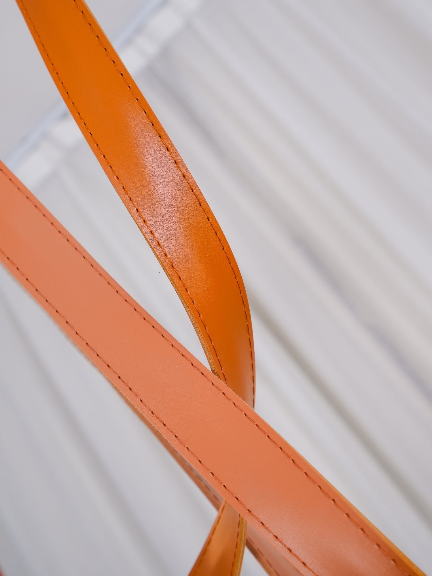 Lustra Pendant Lamp Leather Belt Glass-Neutral Decor