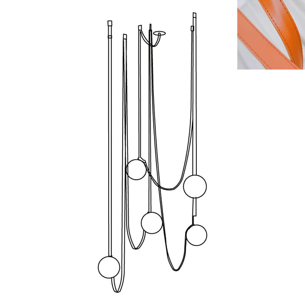 Zephira Multiple Belt Pendant Light