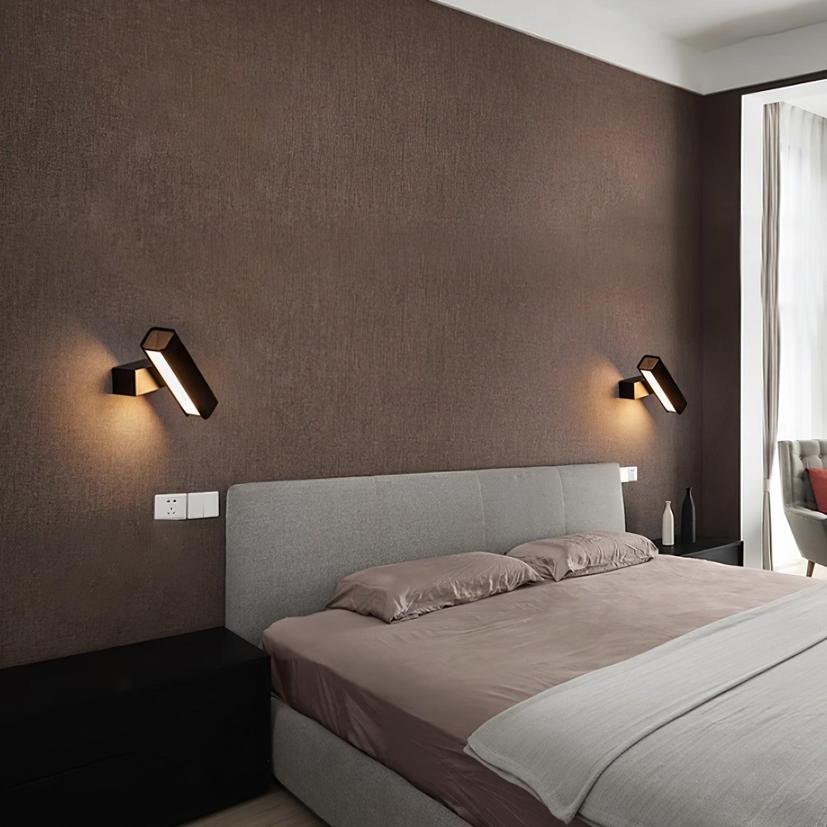 Wall Lamp Adjustable Aluminum Light for Bedroom and Living Room