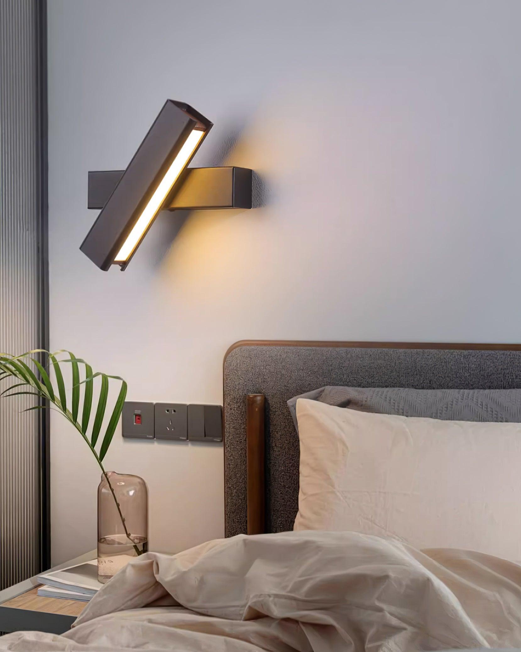 Wall Lamp Adjustable Aluminum Light for Bedroom and Living Room