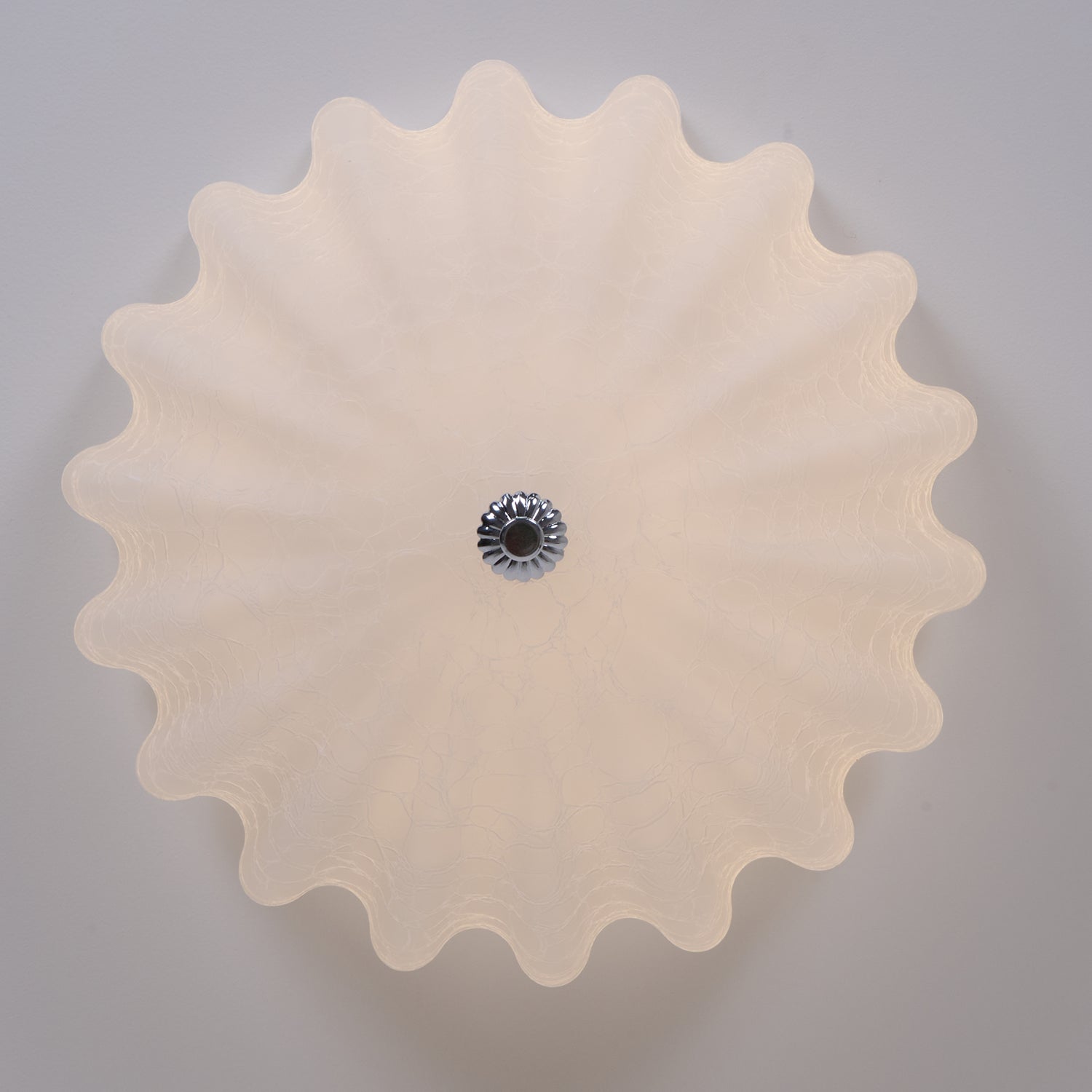 Urelis Ceiling Lamp Murano Blown Glass Shell Inspired-Neutral Decor