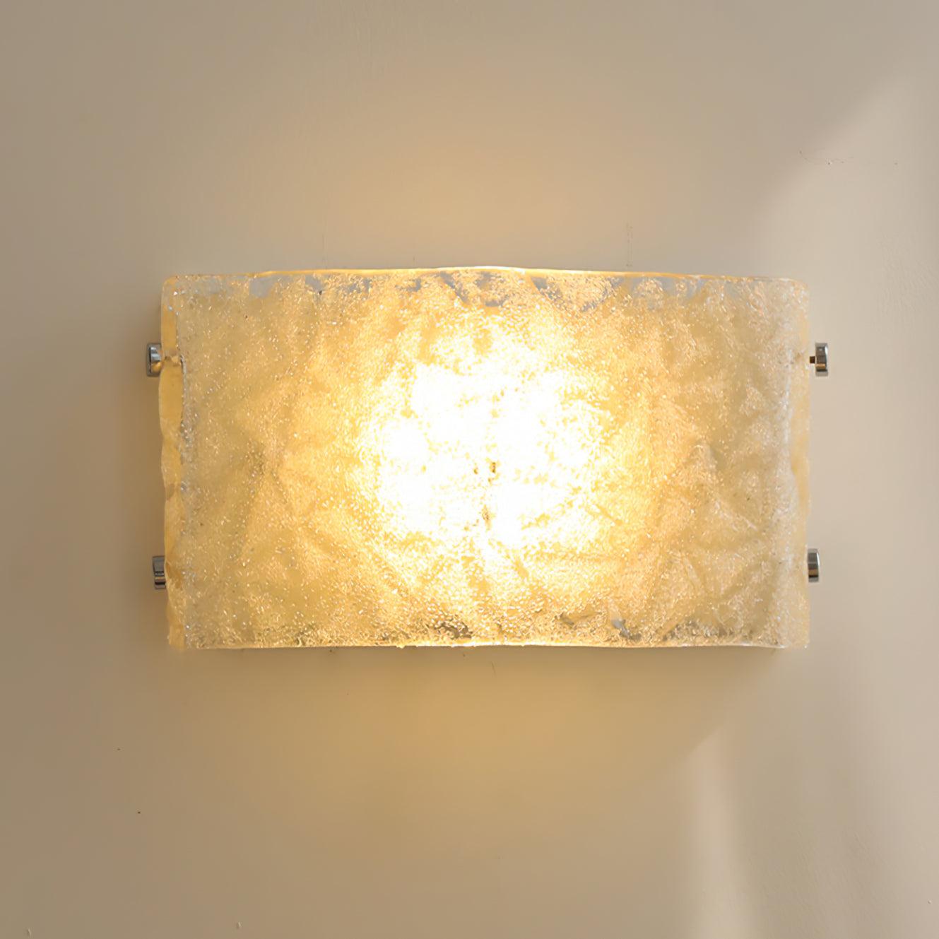 George Contemporary Glass Wall Light-Neutral Decor