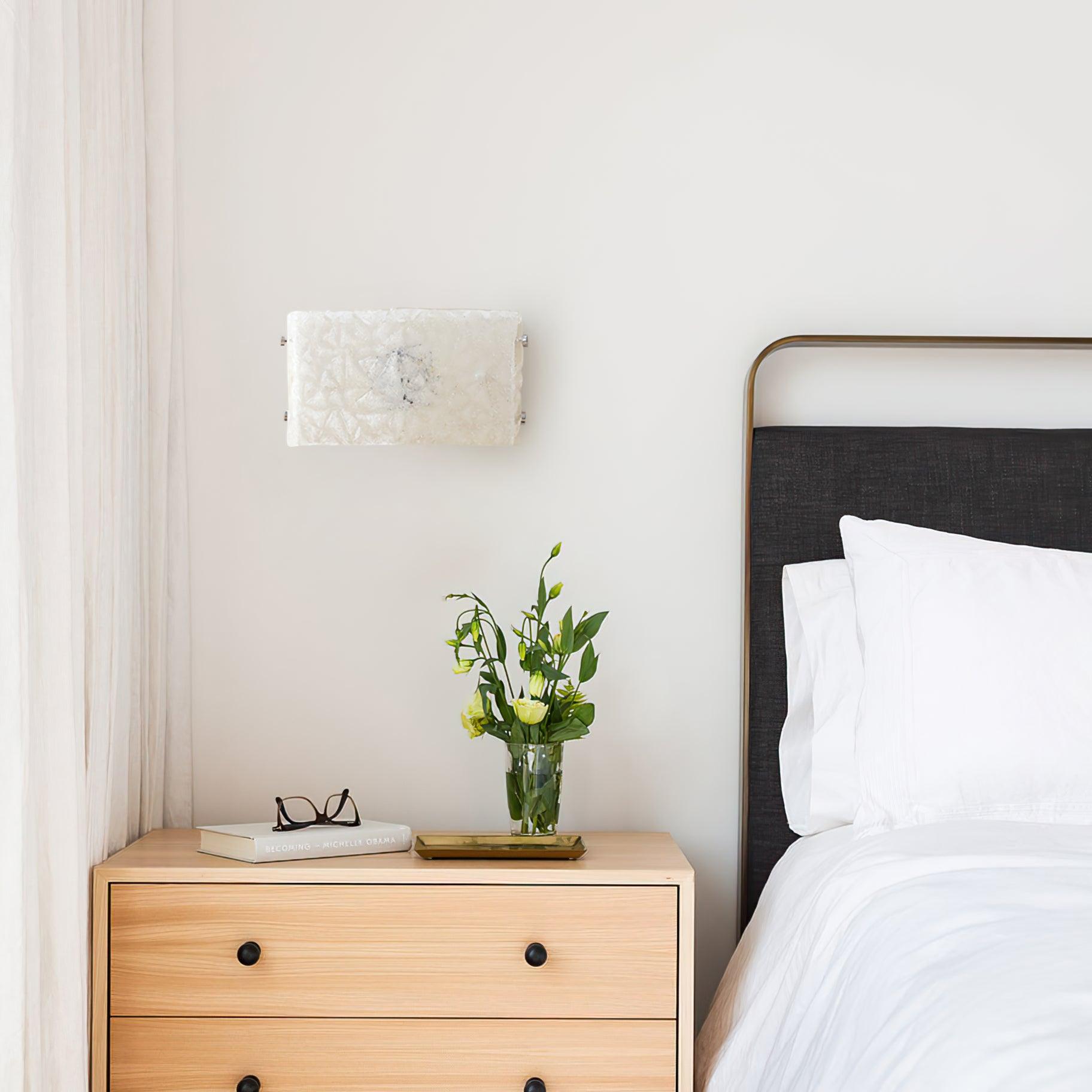 George Contemporary Glass Wall Light-Neutral Decor