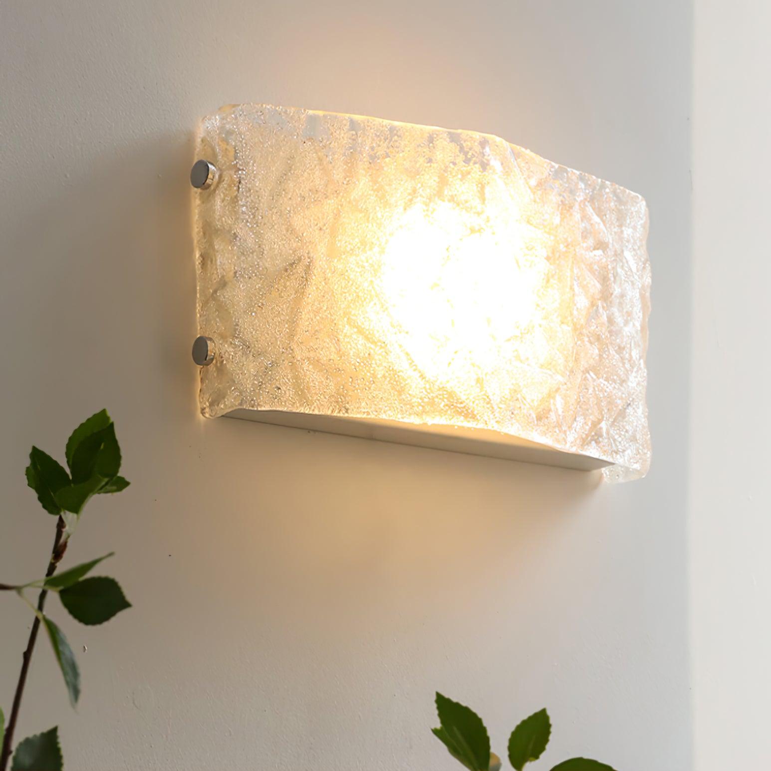 George Contemporary Glass Wall Light-Neutral Decor