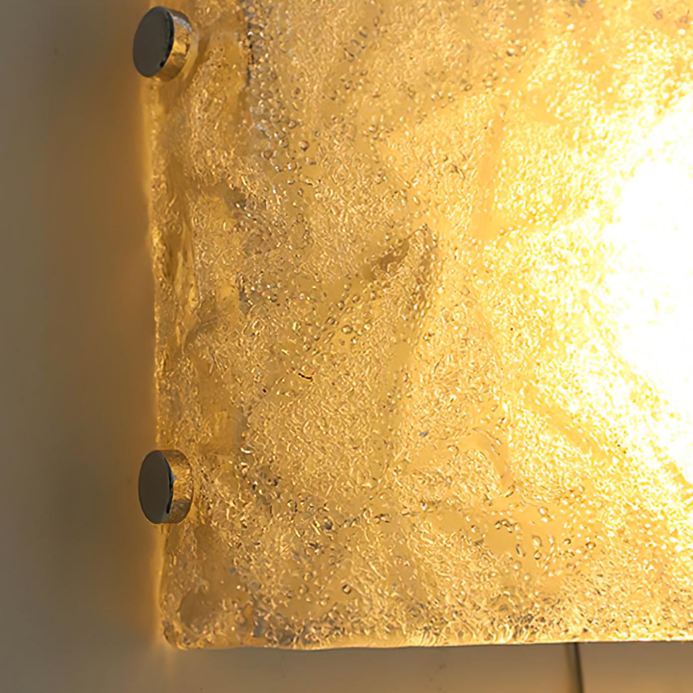 George Contemporary Glass Wall Light-Neutral Decor