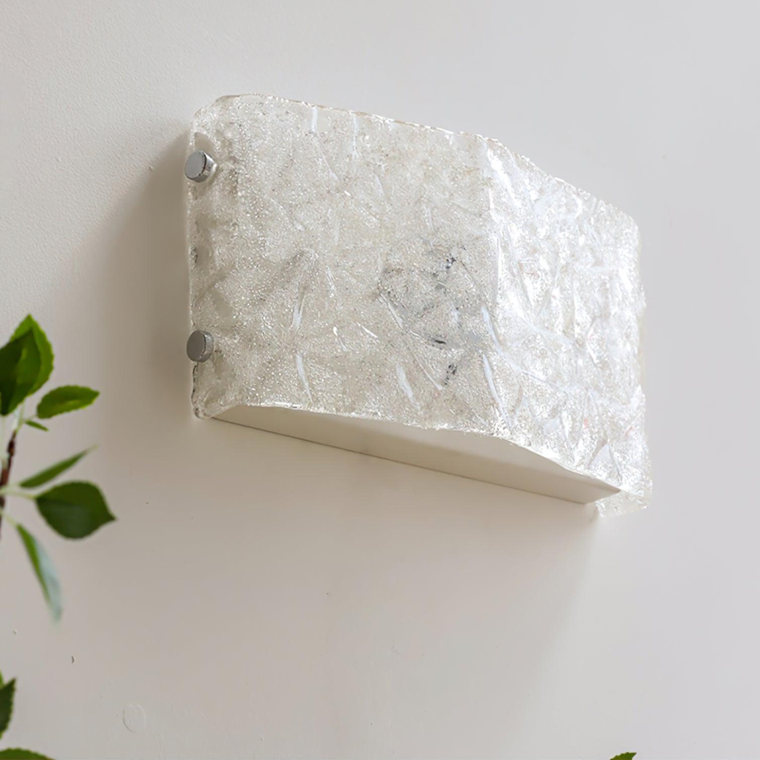 George Contemporary Glass Wall Light-Neutral Decor