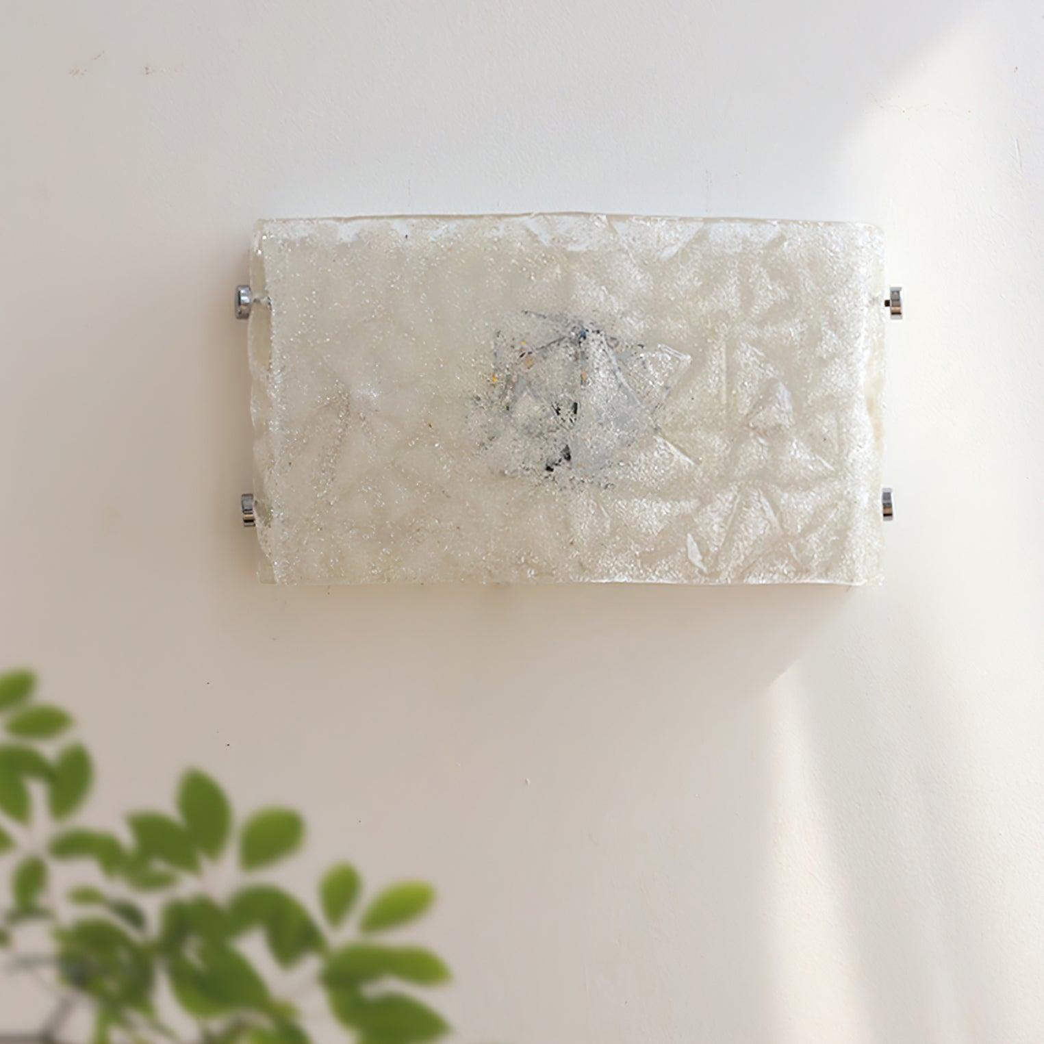 George Contemporary Glass Wall Light-Neutral Decor