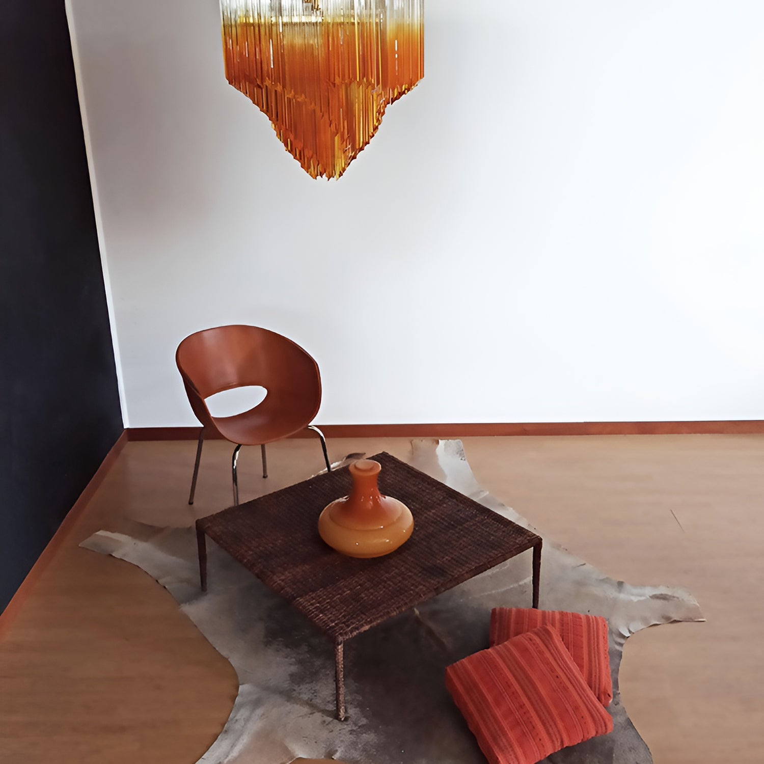 Evmararae Gradient Glass Chandelier-Neutral Decor