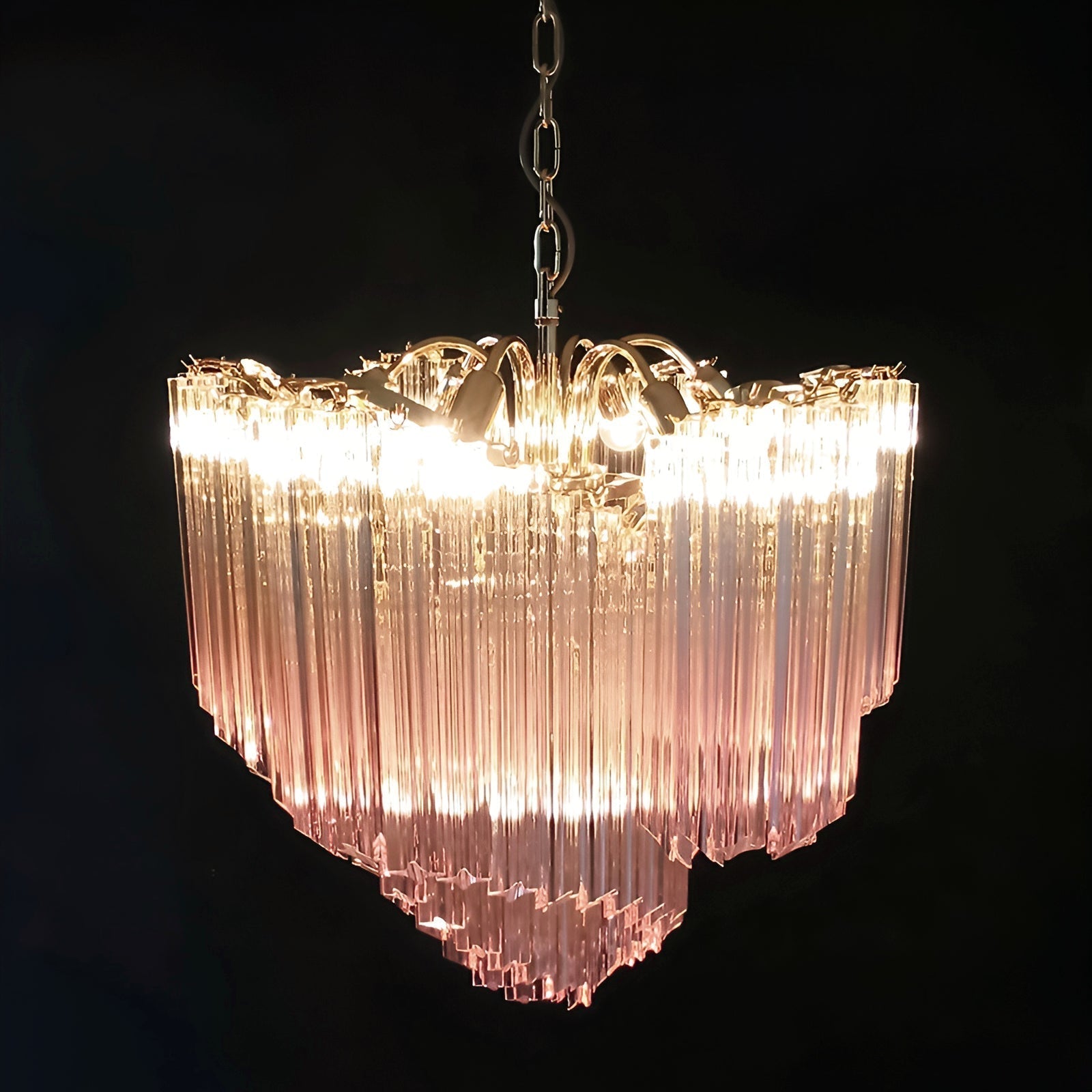 Evmararae Gradient Glass Chandelier-Neutral Decor