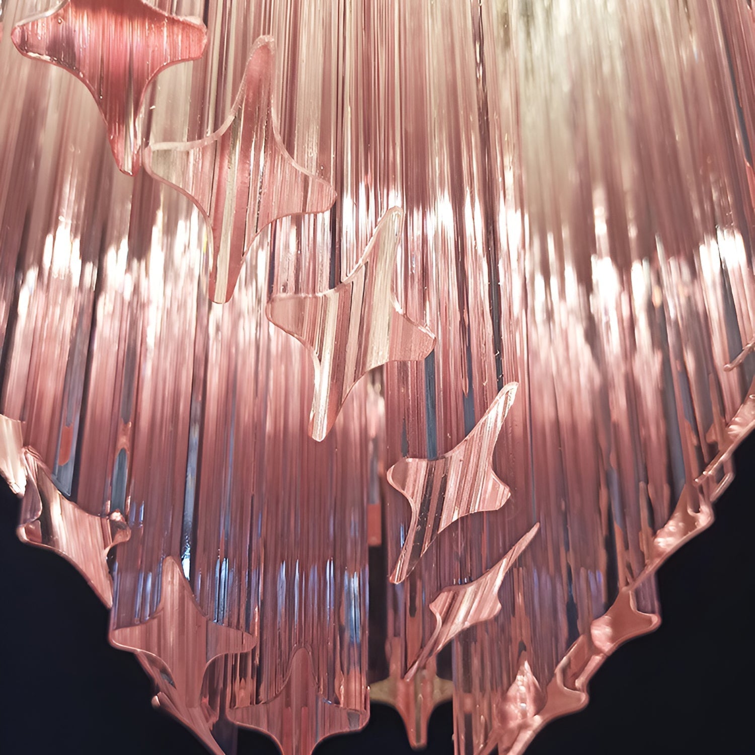 Evmararae Gradient Glass Chandelier-Neutral Decor