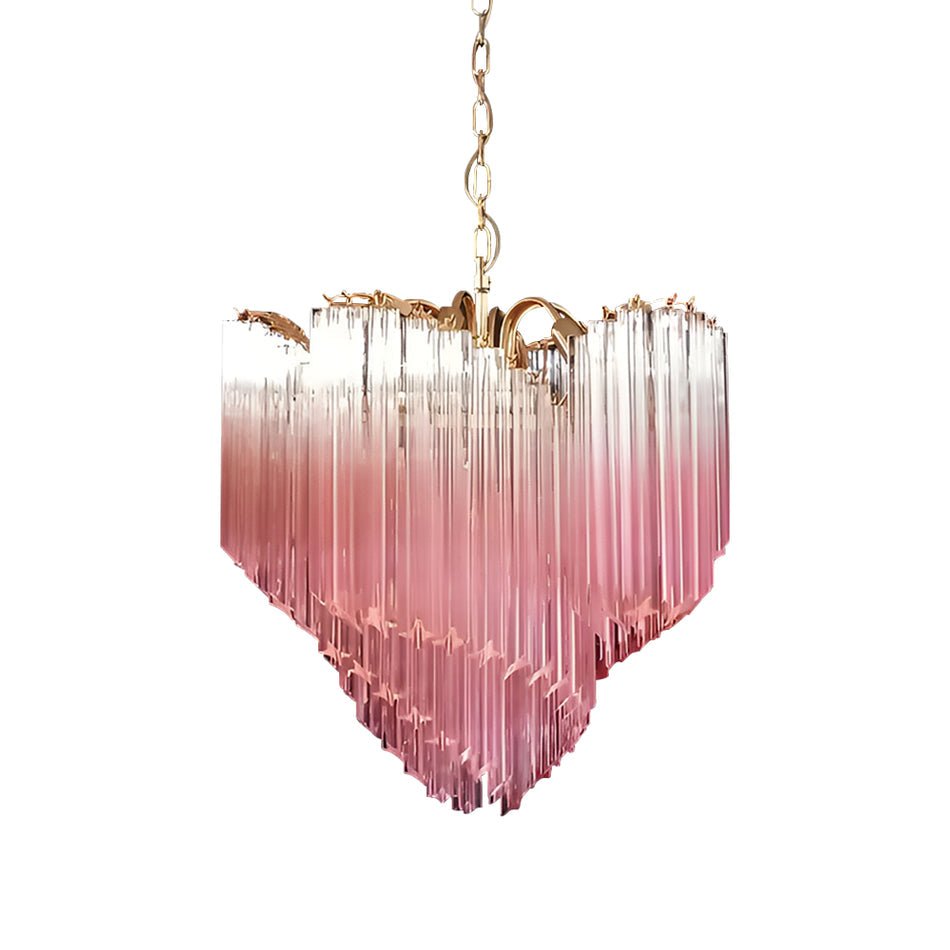 Evmararae Gradient Glass Chandelier-Neutral Decor