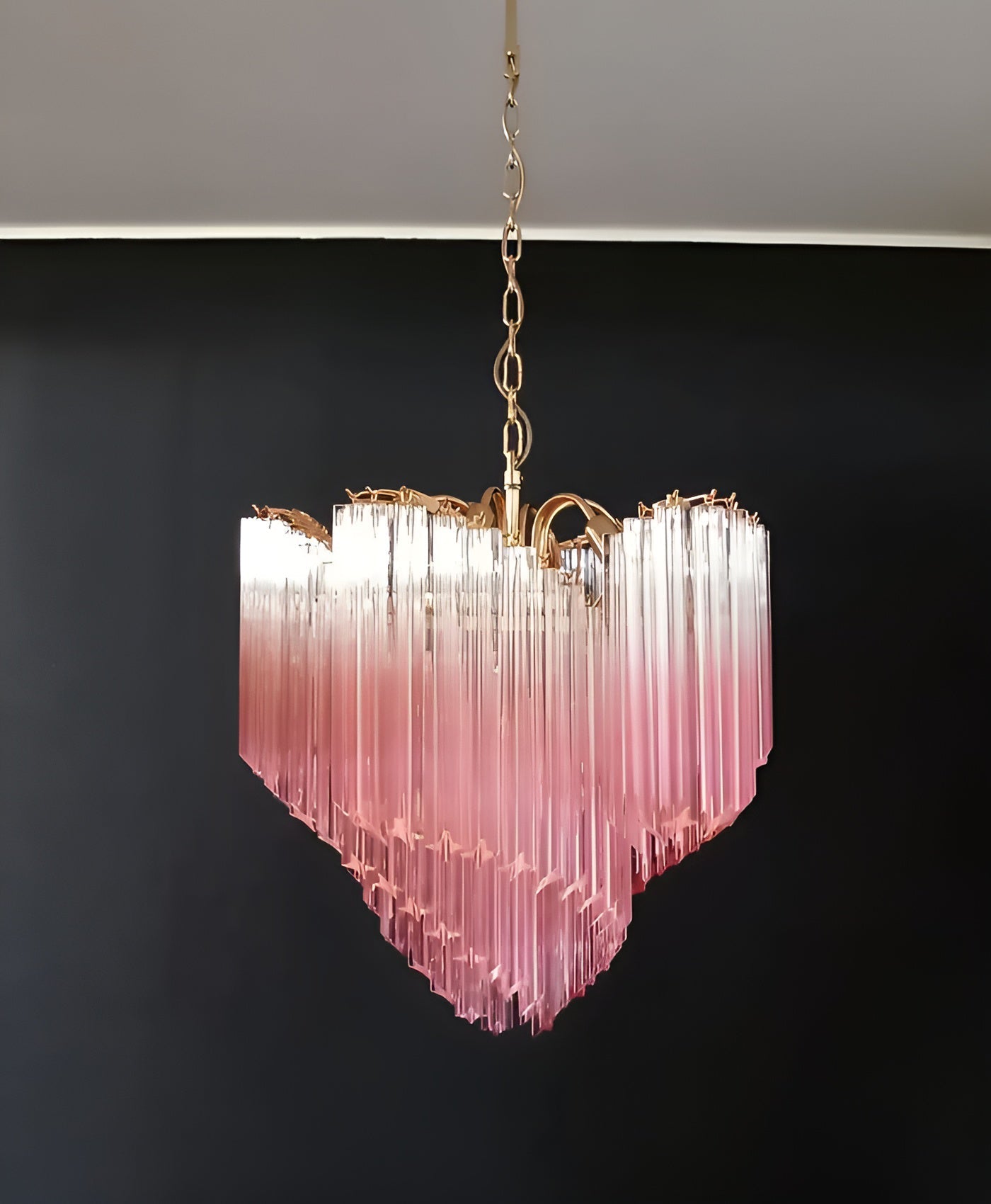Evmararae Gradient Glass Chandelier-Neutral Decor