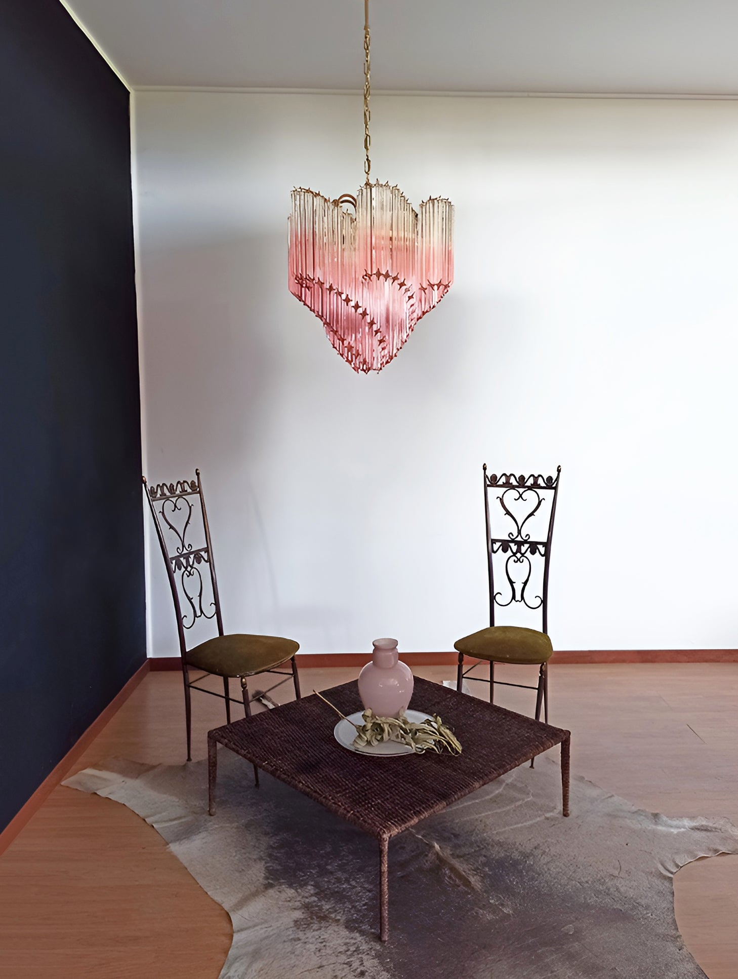 Evmararae Gradient Glass Chandelier-Neutral Decor