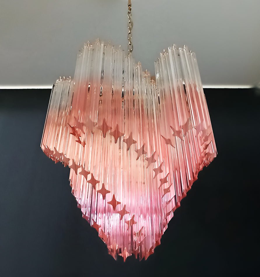 Evmararae Gradient Glass Chandelier-Neutral Decor