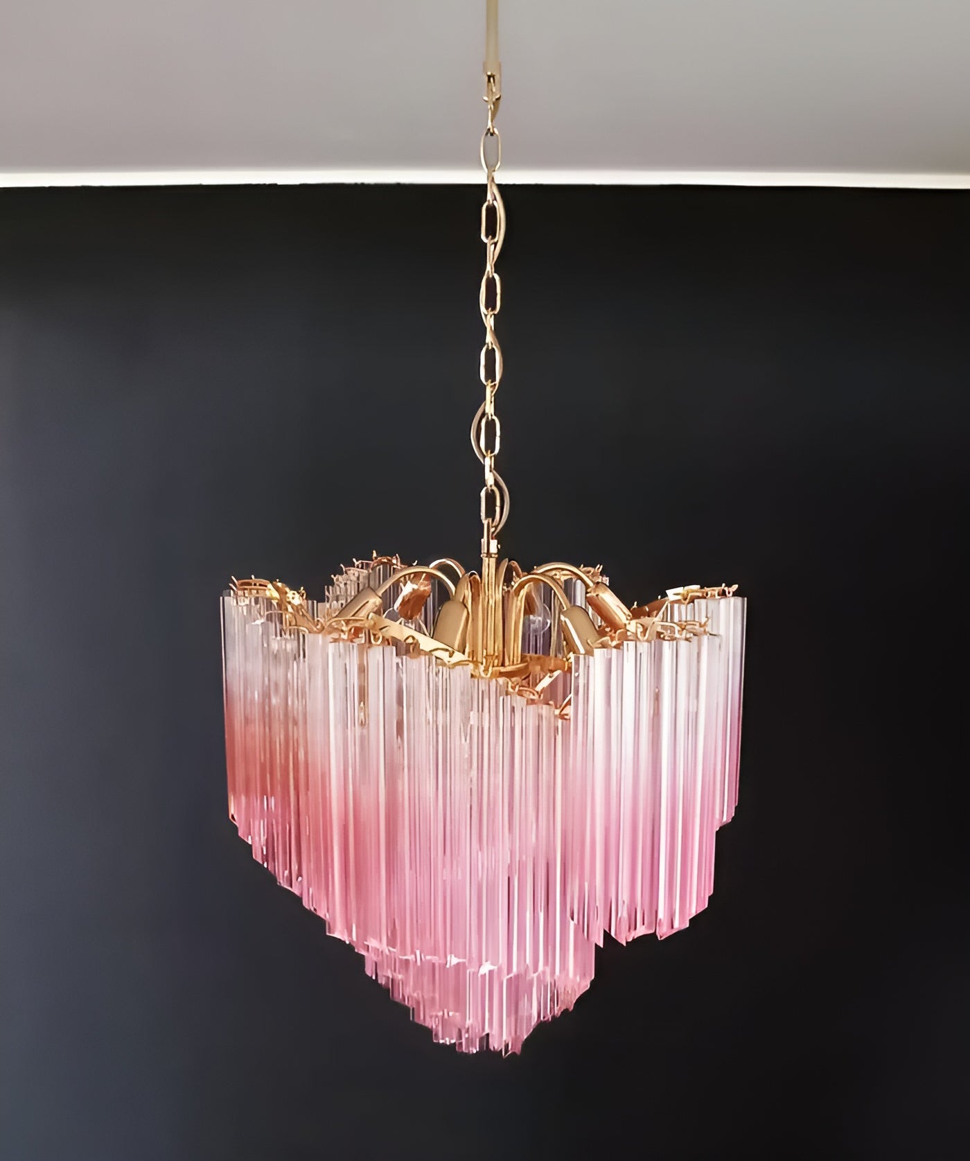 Evmararae Gradient Glass Chandelier-Neutral Decor