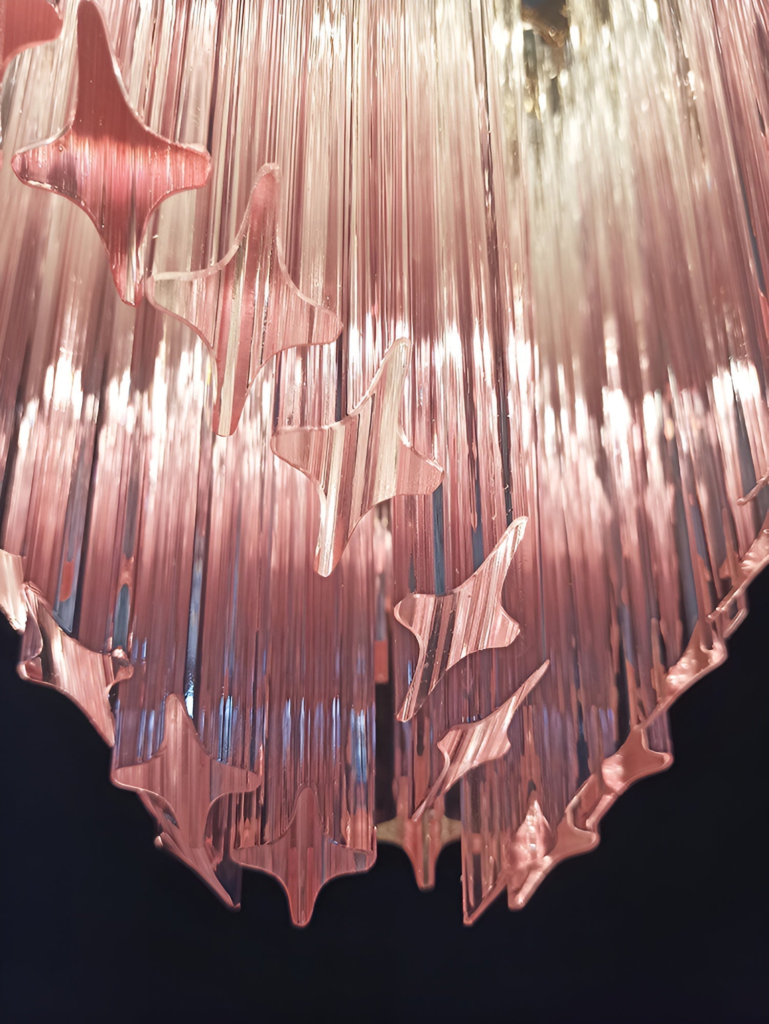 Evmararae Gradient Glass Chandelier-Neutral Decor