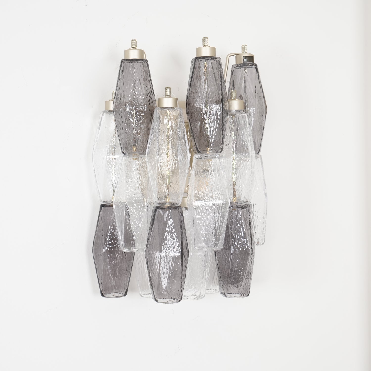 Aurora Wall Lamp Rhombus Glass Tiered Contemporary-Neutral Decor