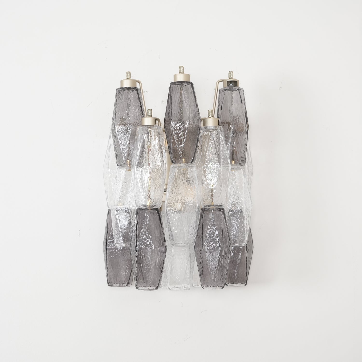 Aurora Wall Lamp Rhombus Glass Tiered Contemporary-Neutral Decor