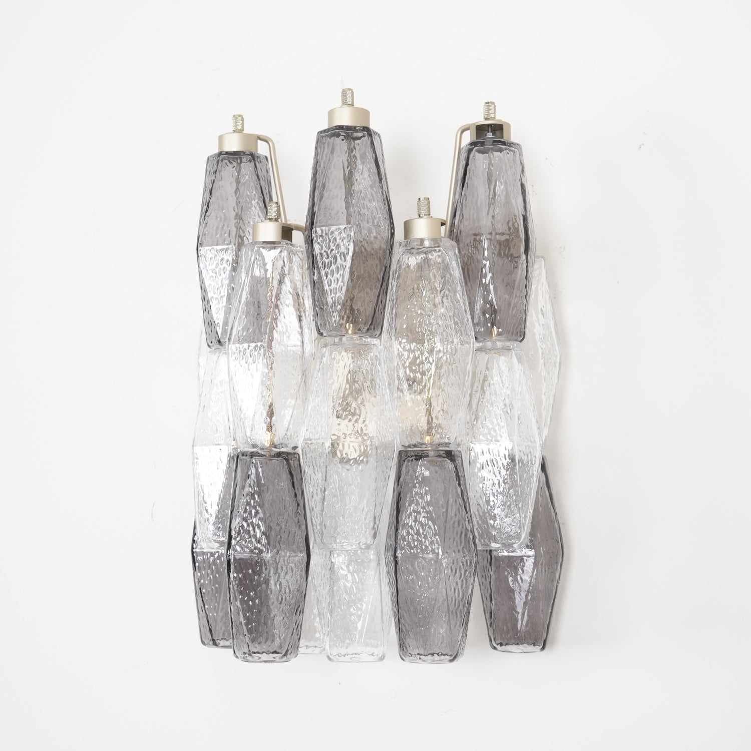 Aurora Wall Lamp Rhombus Glass Tiered Contemporary-Neutral Decor