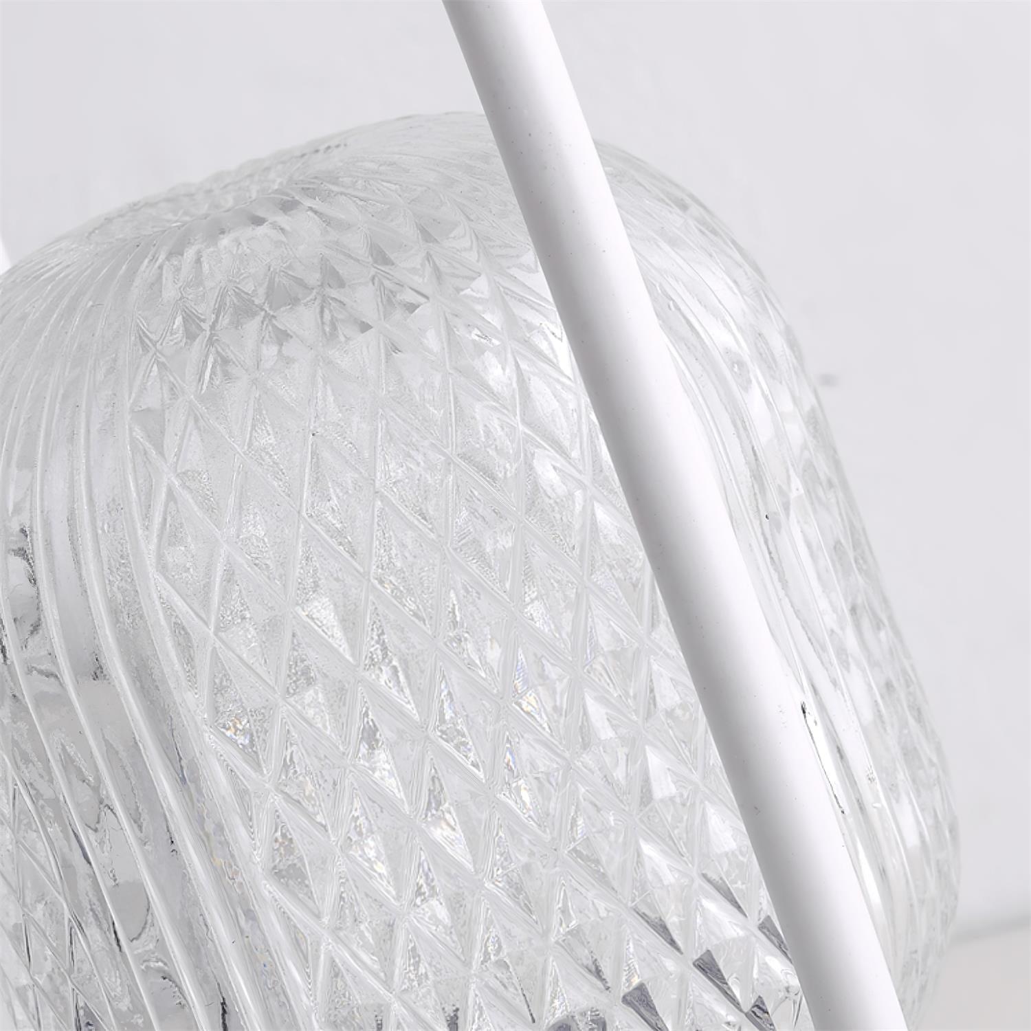 Lattice Modern Acrylic Table Lamp-Neutral Decor