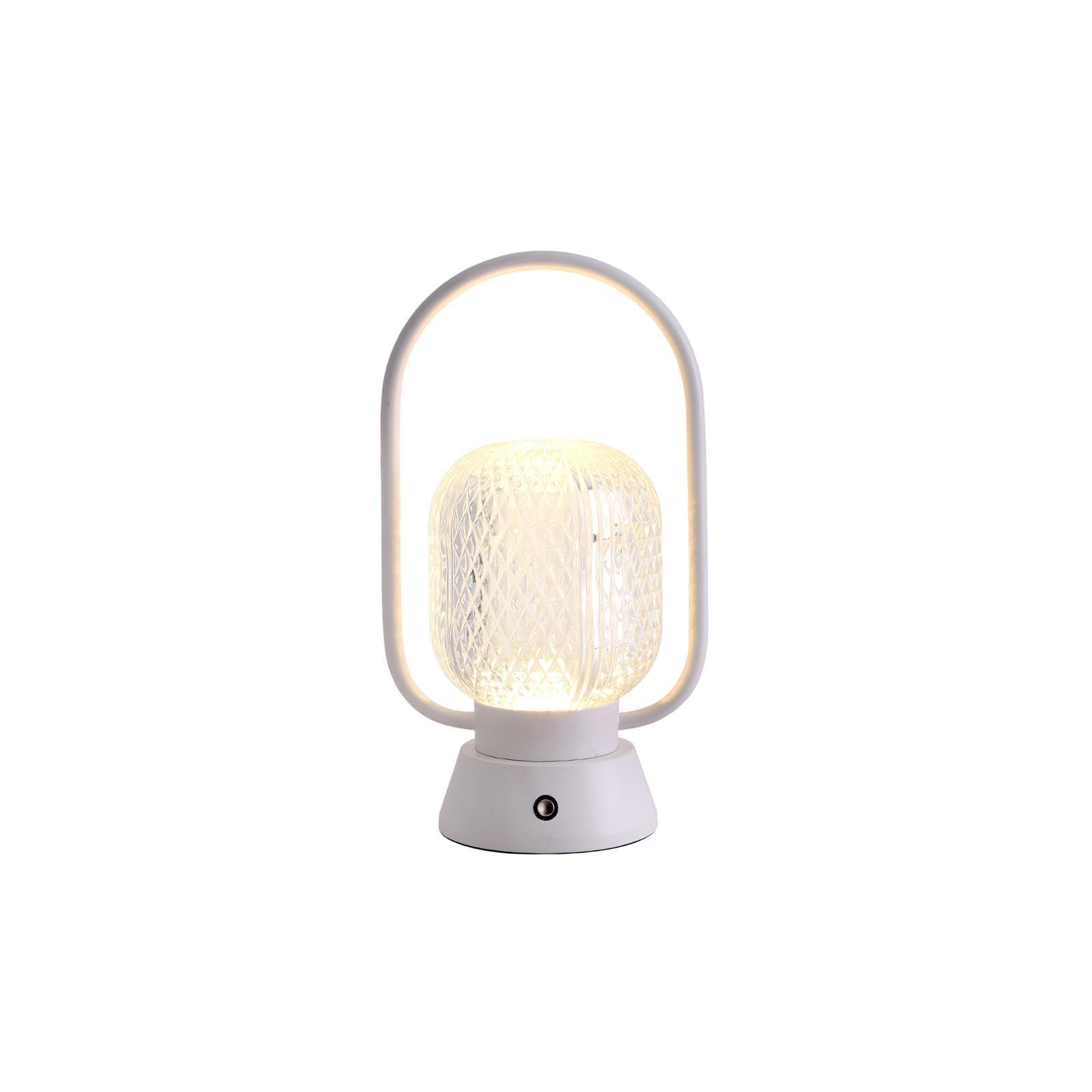 Lattice Modern Acrylic Table Lamp-Neutral Decor