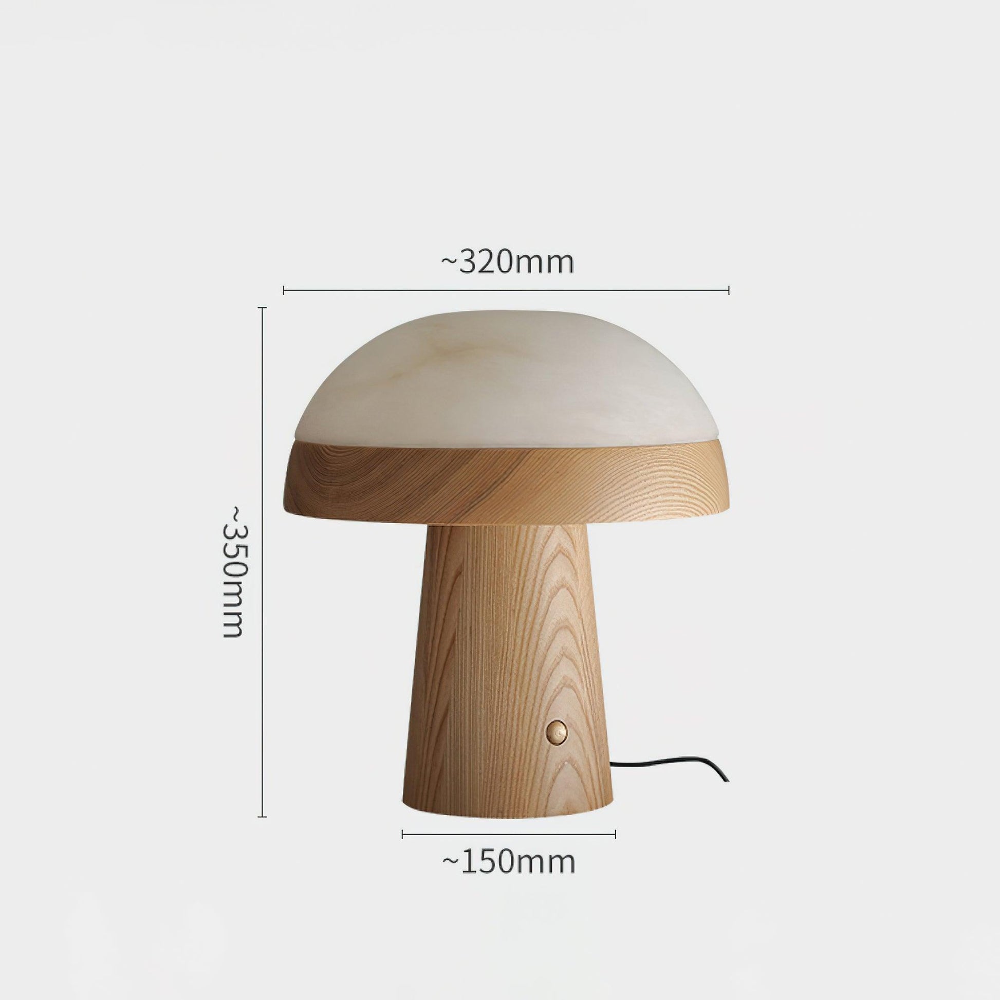 Nexore Wood Table Lamp-Neutral Decor