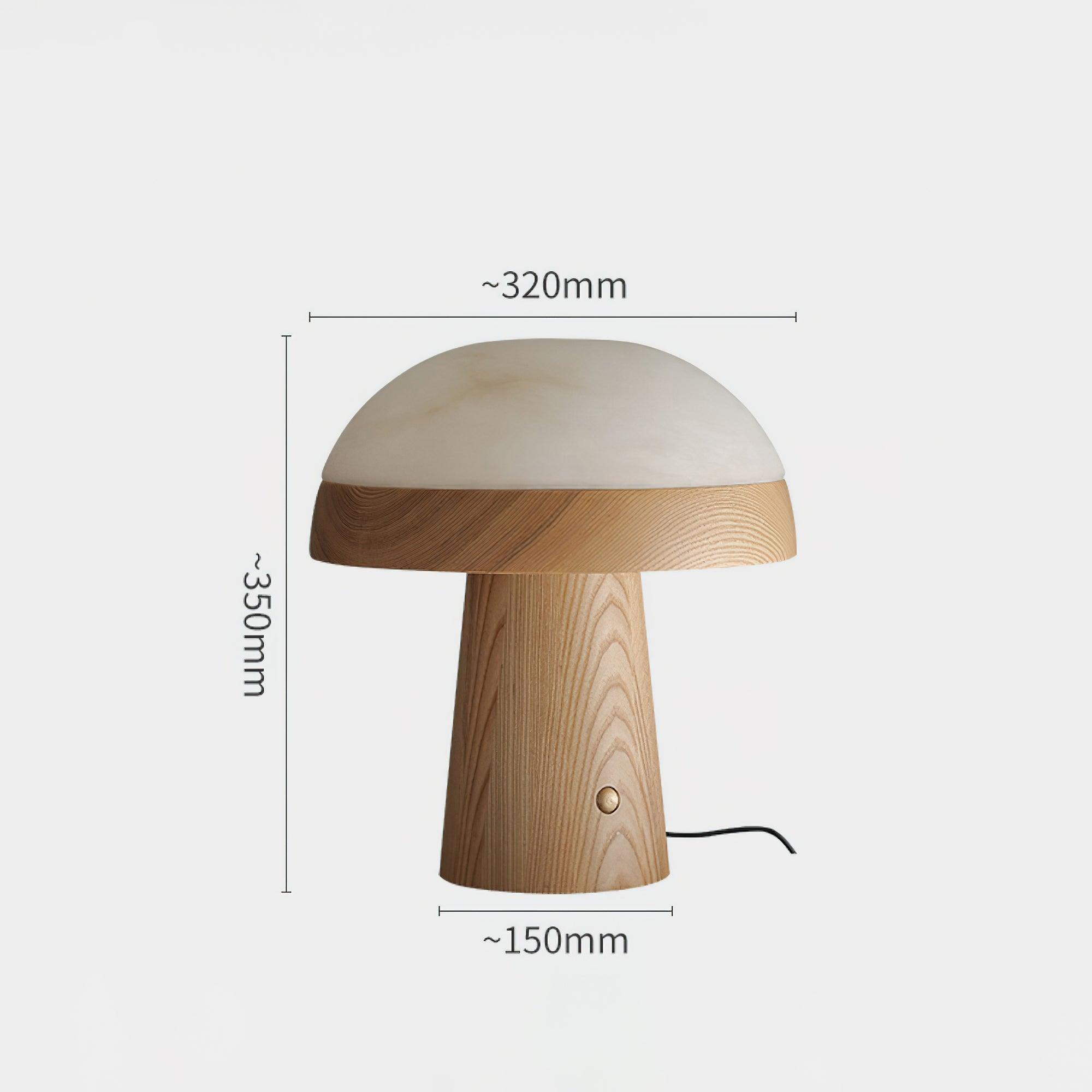 Nexore Wood Table Lamp-Neutral Decor