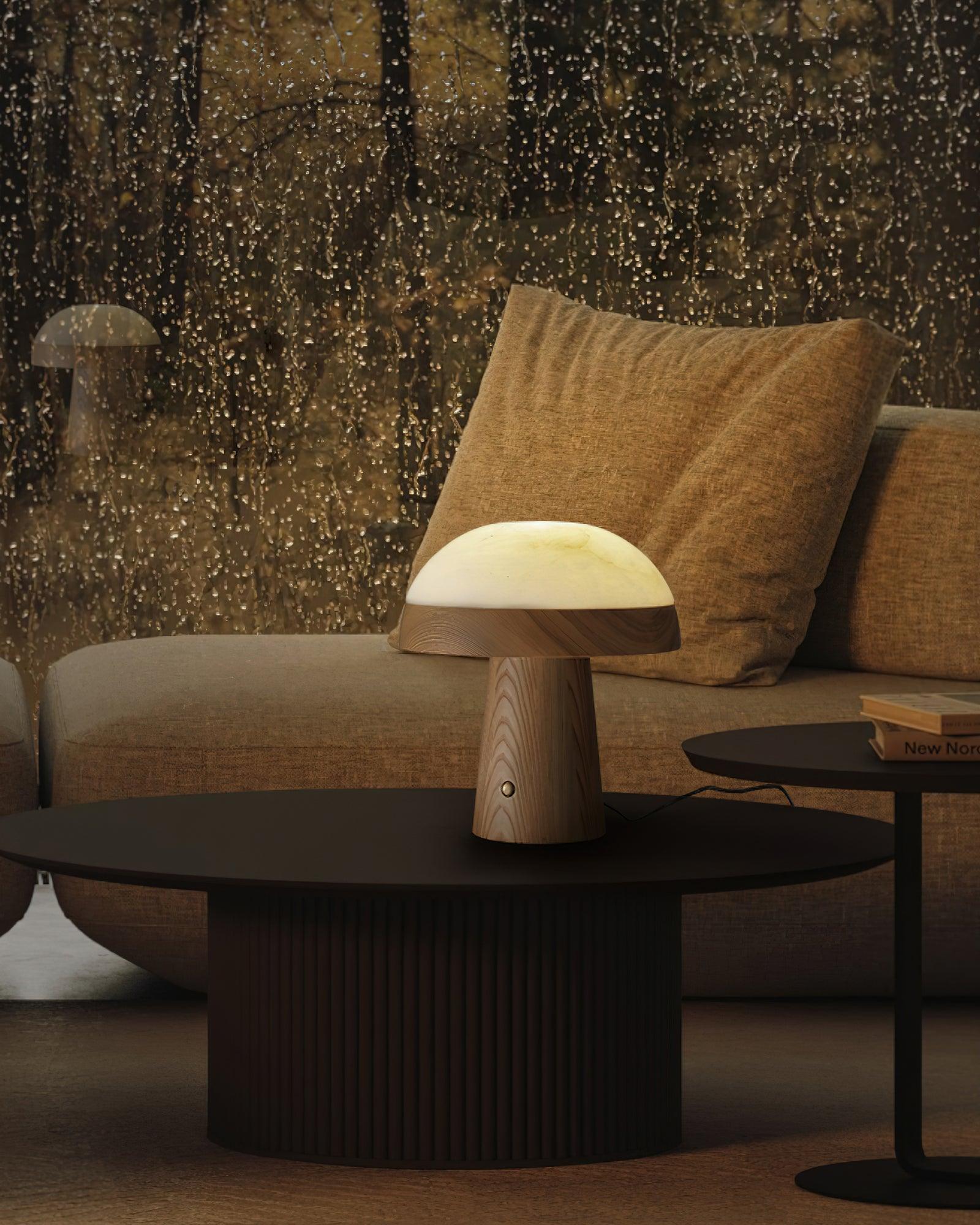 Nexore Wood Table Lamp-Neutral Decor