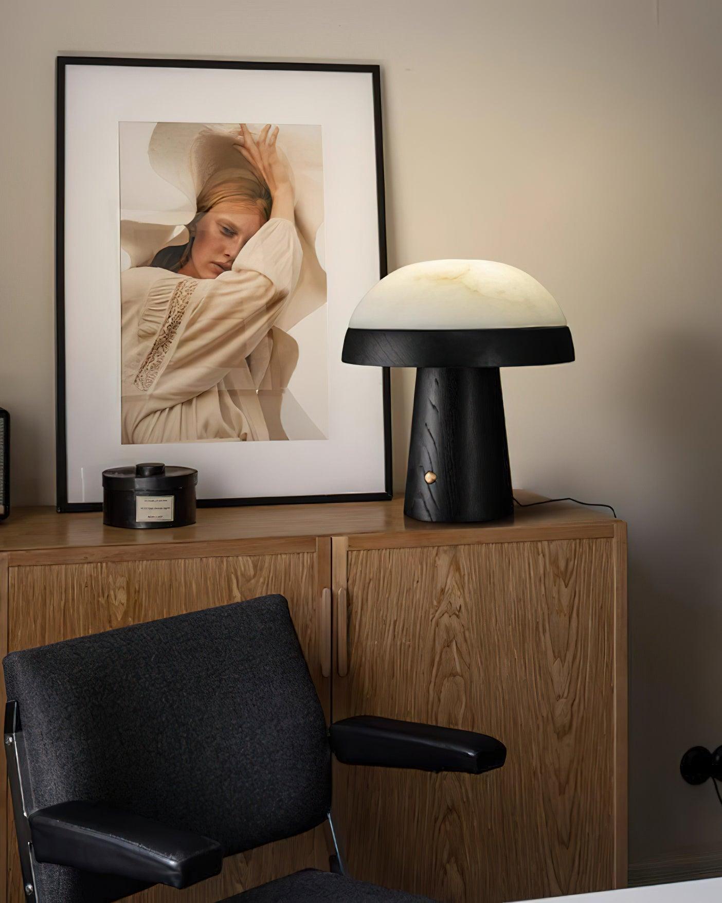 Nexore Wood Table Lamp-Neutral Decor
