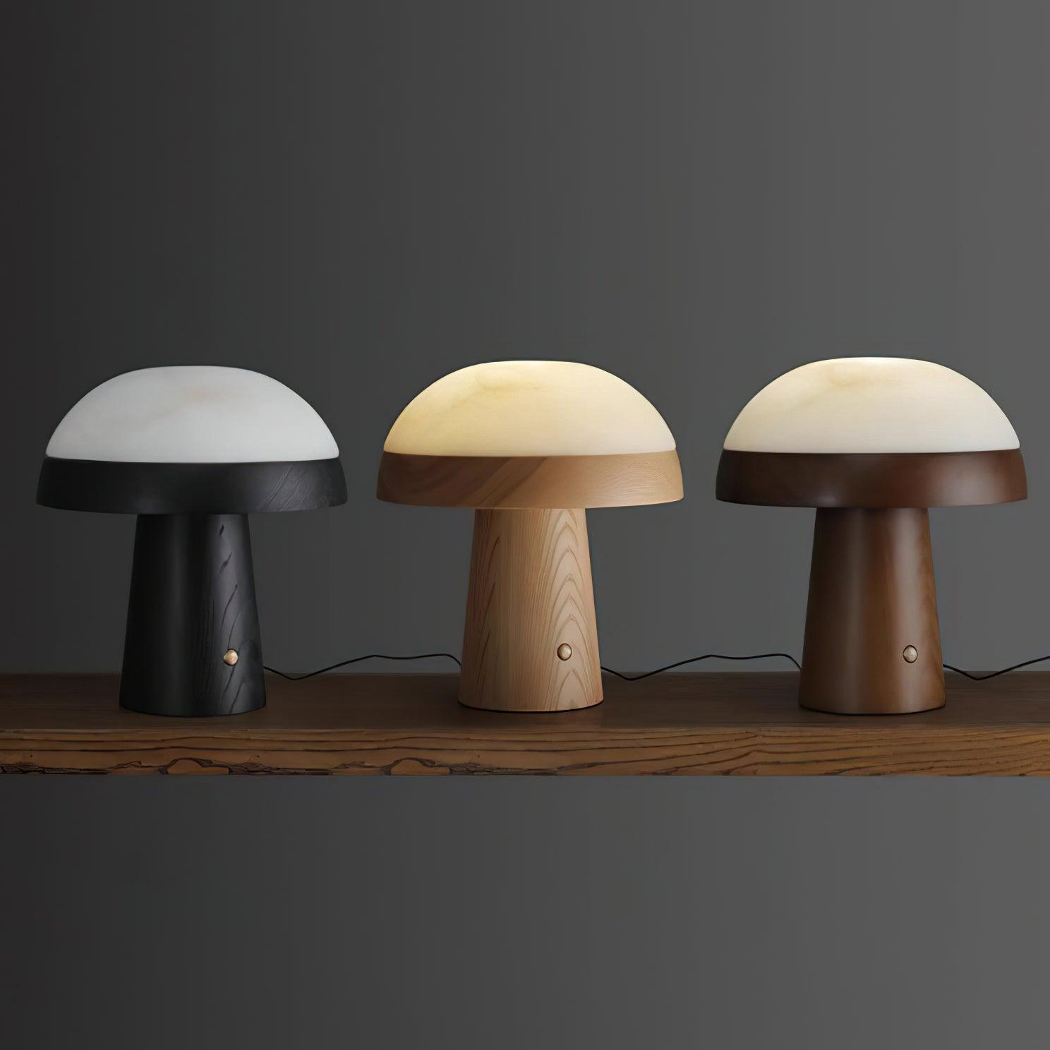 Nexore Wood Table Lamp-Neutral Decor