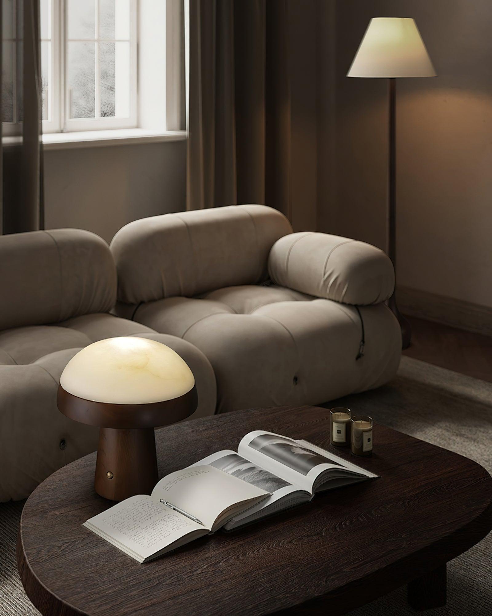 Nexore Wood Table Lamp-Neutral Decor