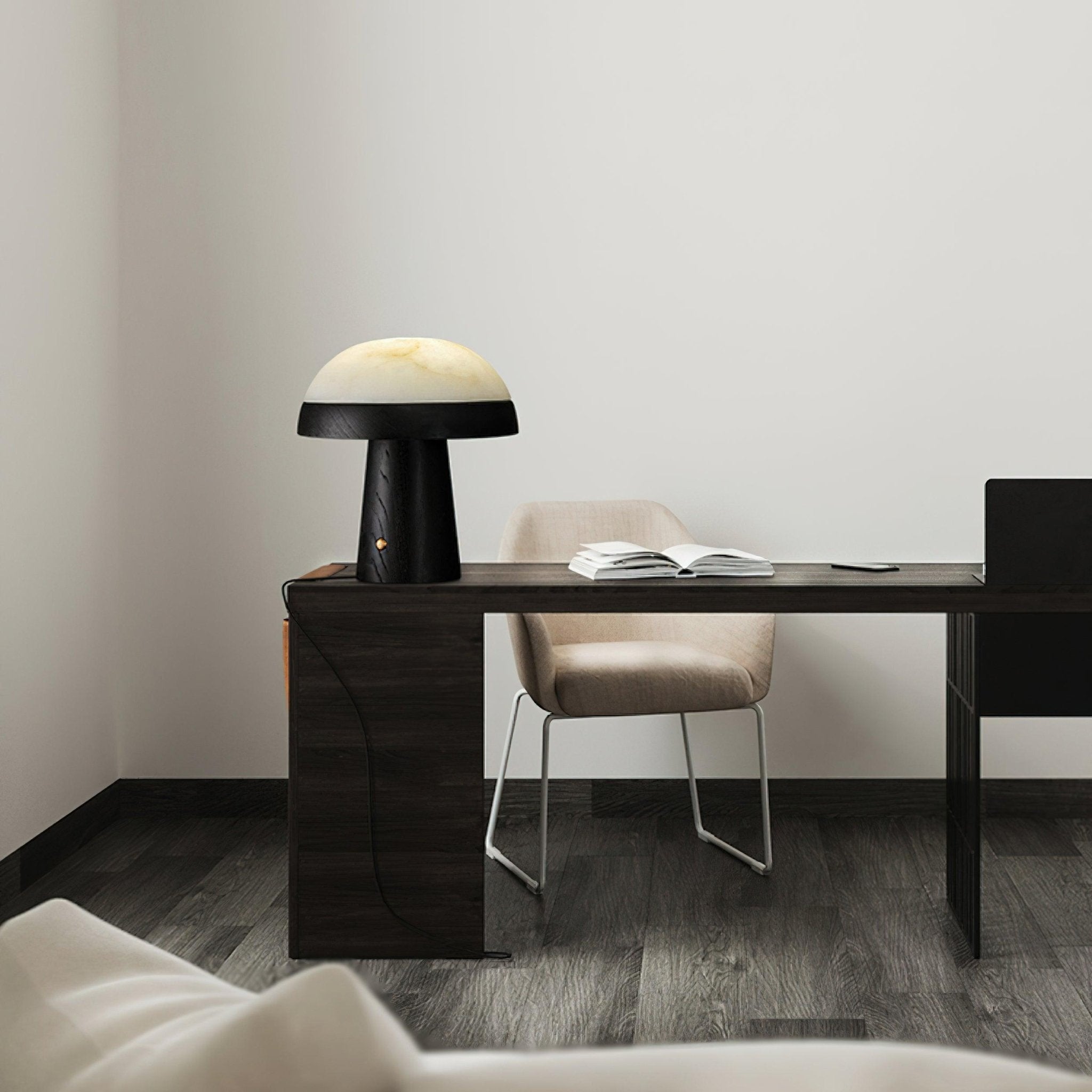 Nexore Wood Table Lamp-Neutral Decor