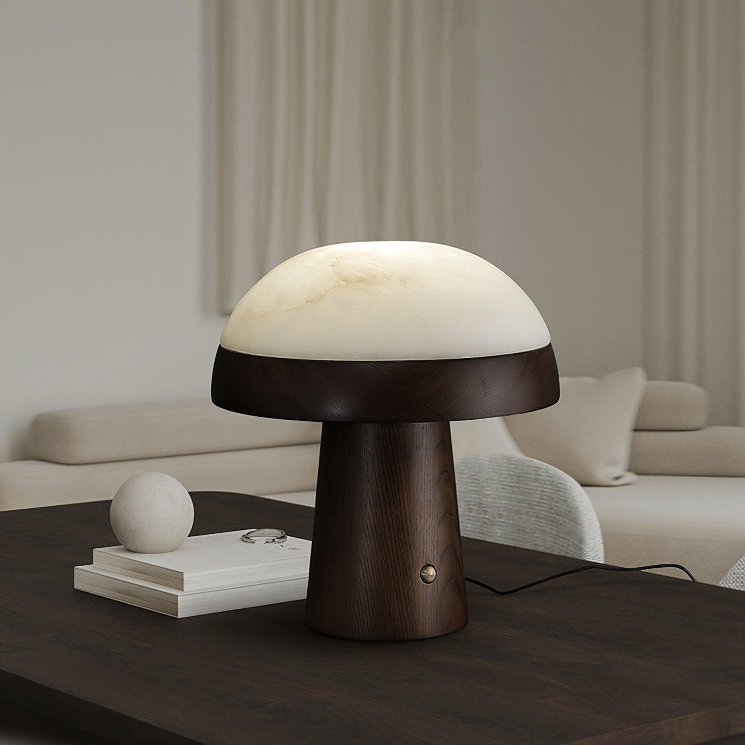 Nexore Wood Table Lamp-Neutral Decor