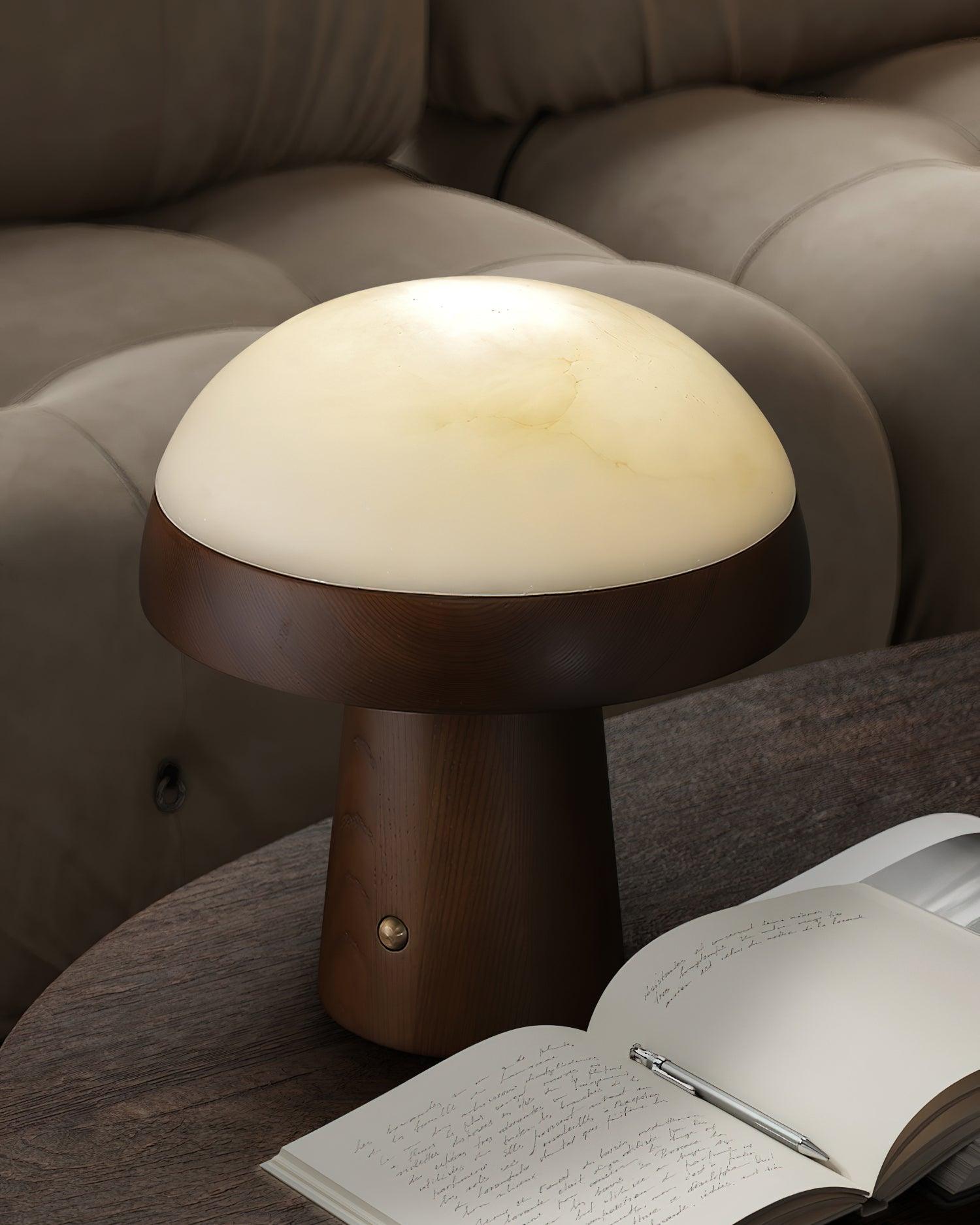 Nexore Wood Table Lamp-Neutral Decor