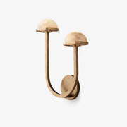 Vitalira Double Alabaster Wall Light-Neutral Decor