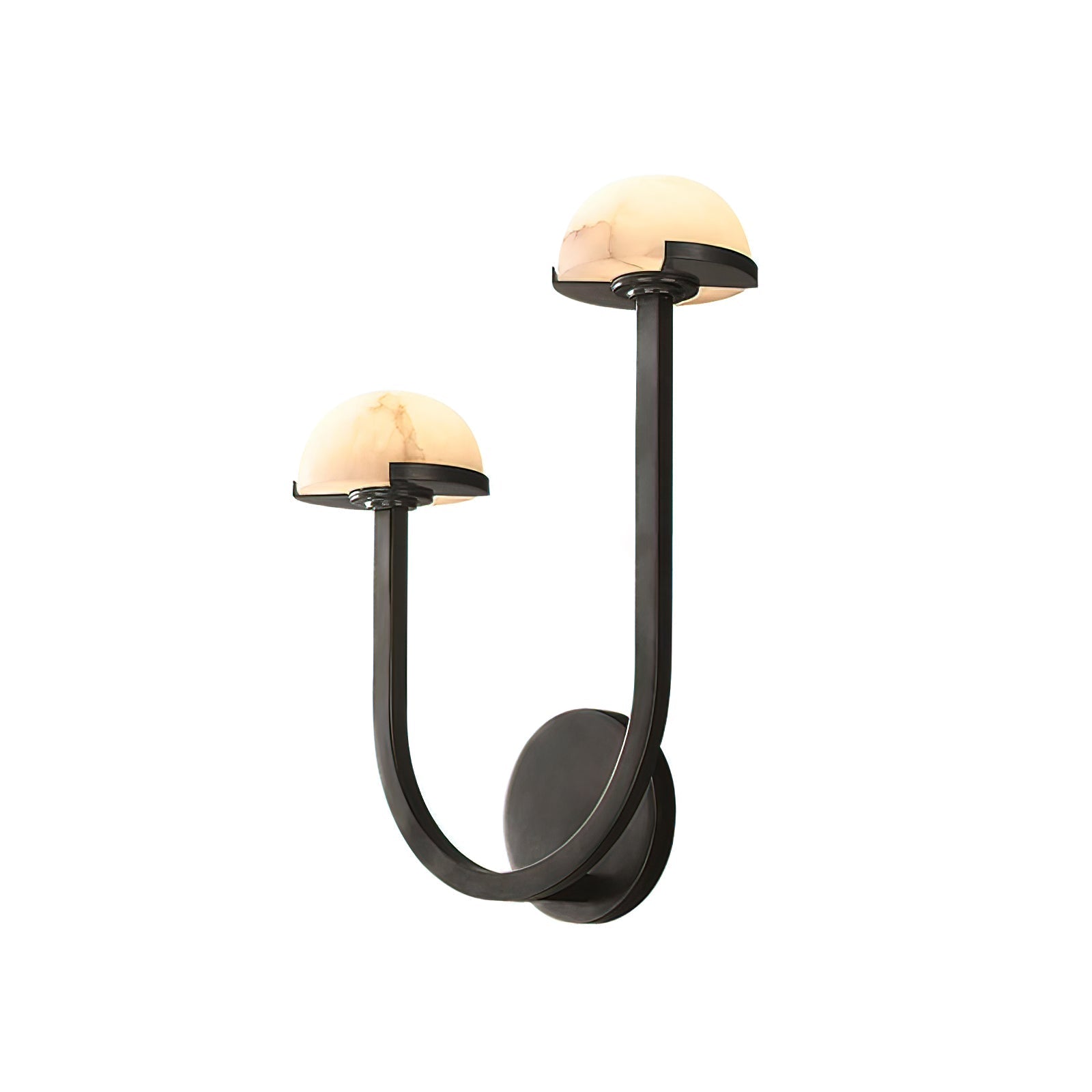 Vitalira Double Alabaster Wall Light-Neutral Decor