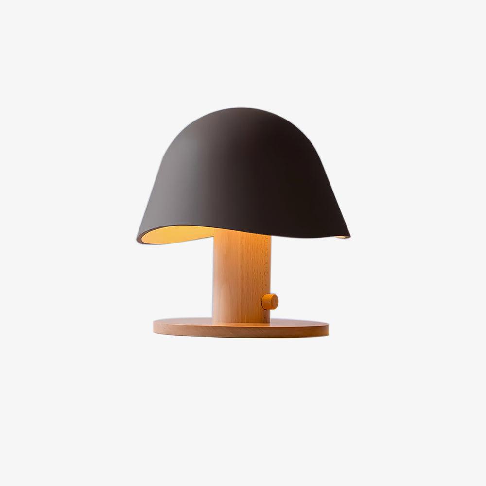 Wond Resin Wood Table Lamp-Neutral Decor