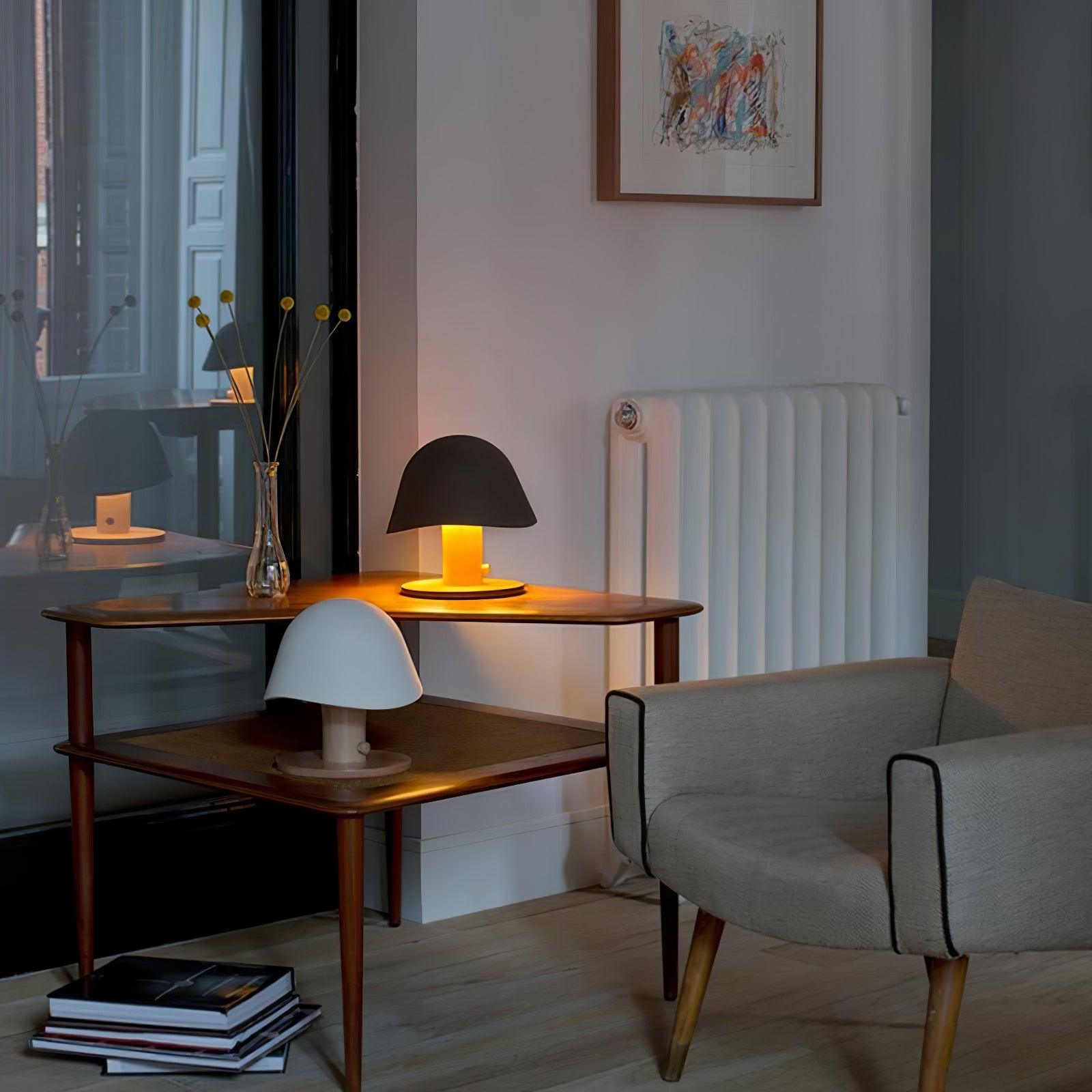 Wond Resin Wood Table Lamp-Neutral Decor