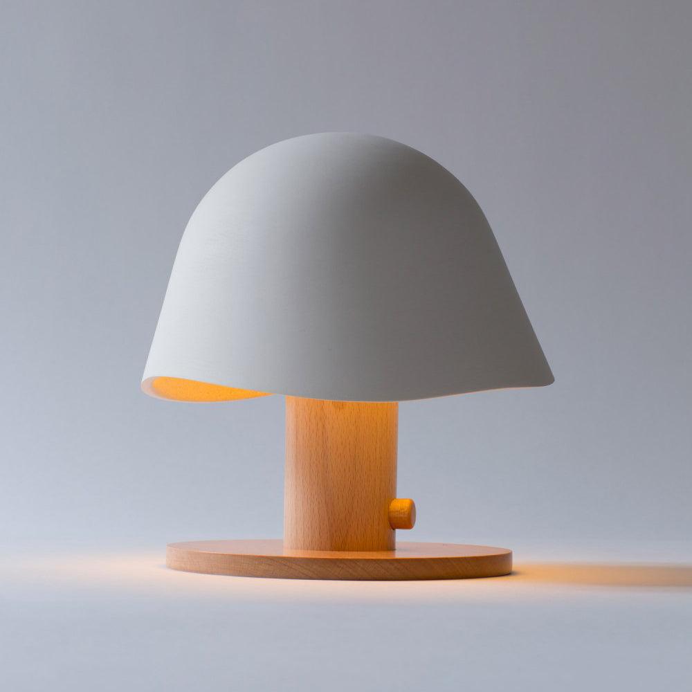 Wond Resin Wood Table Lamp-Neutral Decor