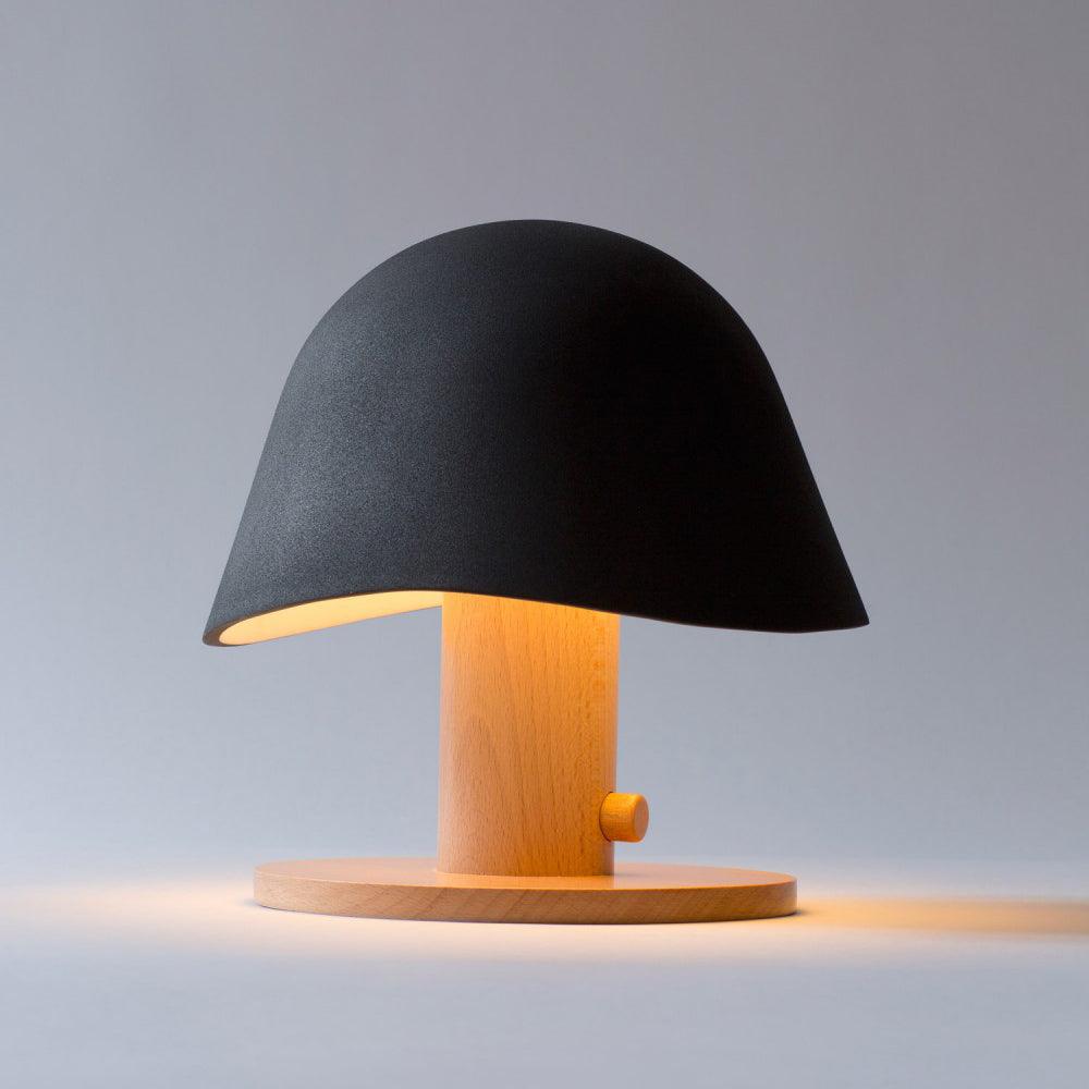 Wond Resin Wood Table Lamp-Neutral Decor