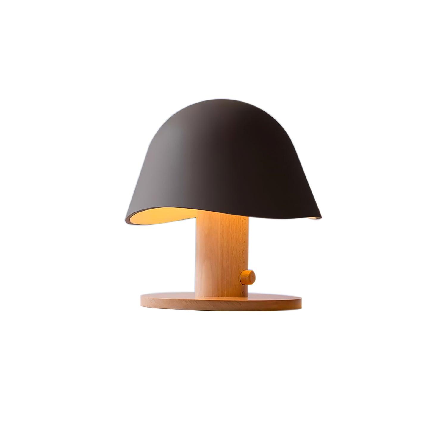 Wond Resin Wood Table Lamp-Neutral Decor