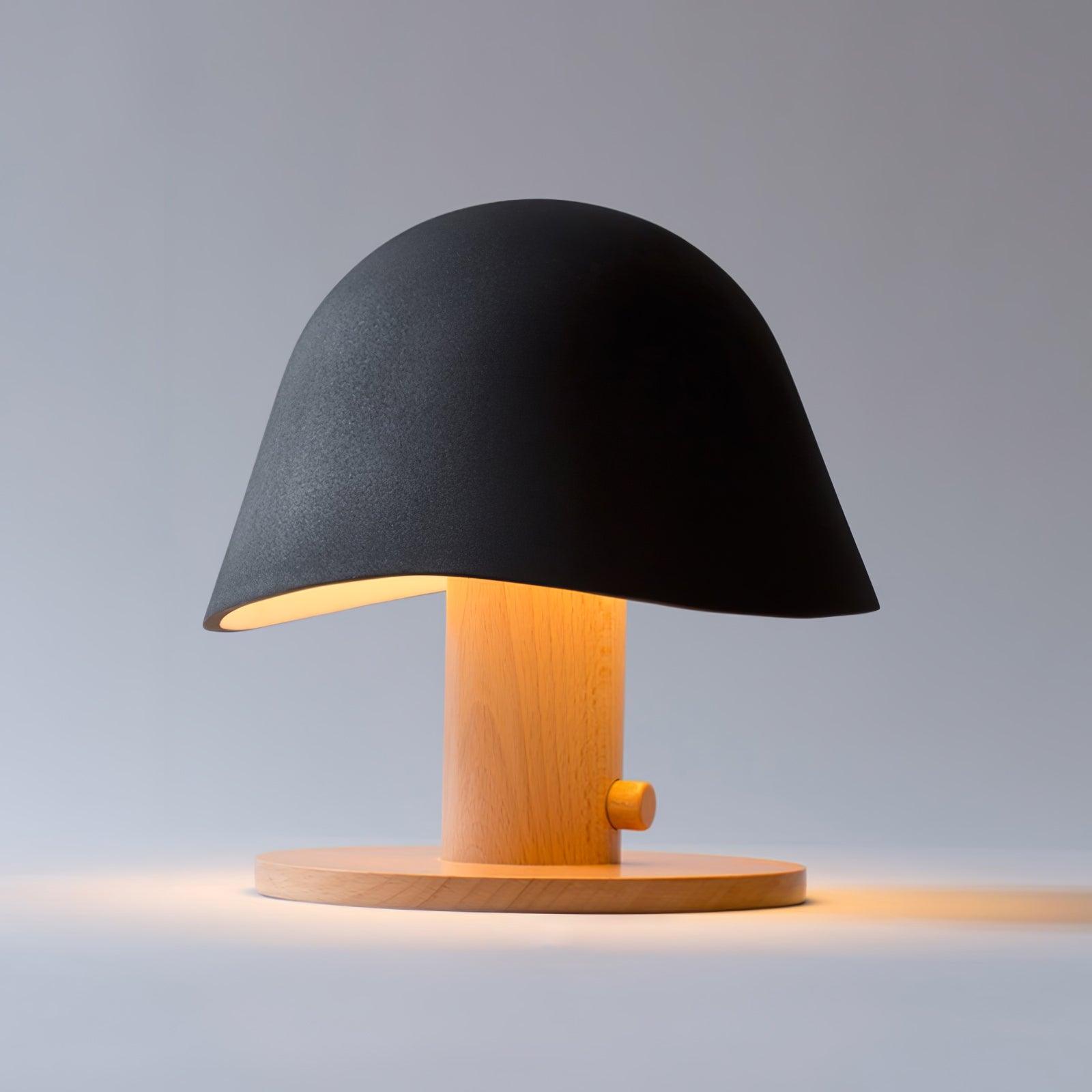 Wond Resin Wood Table Lamp-Neutral Decor
