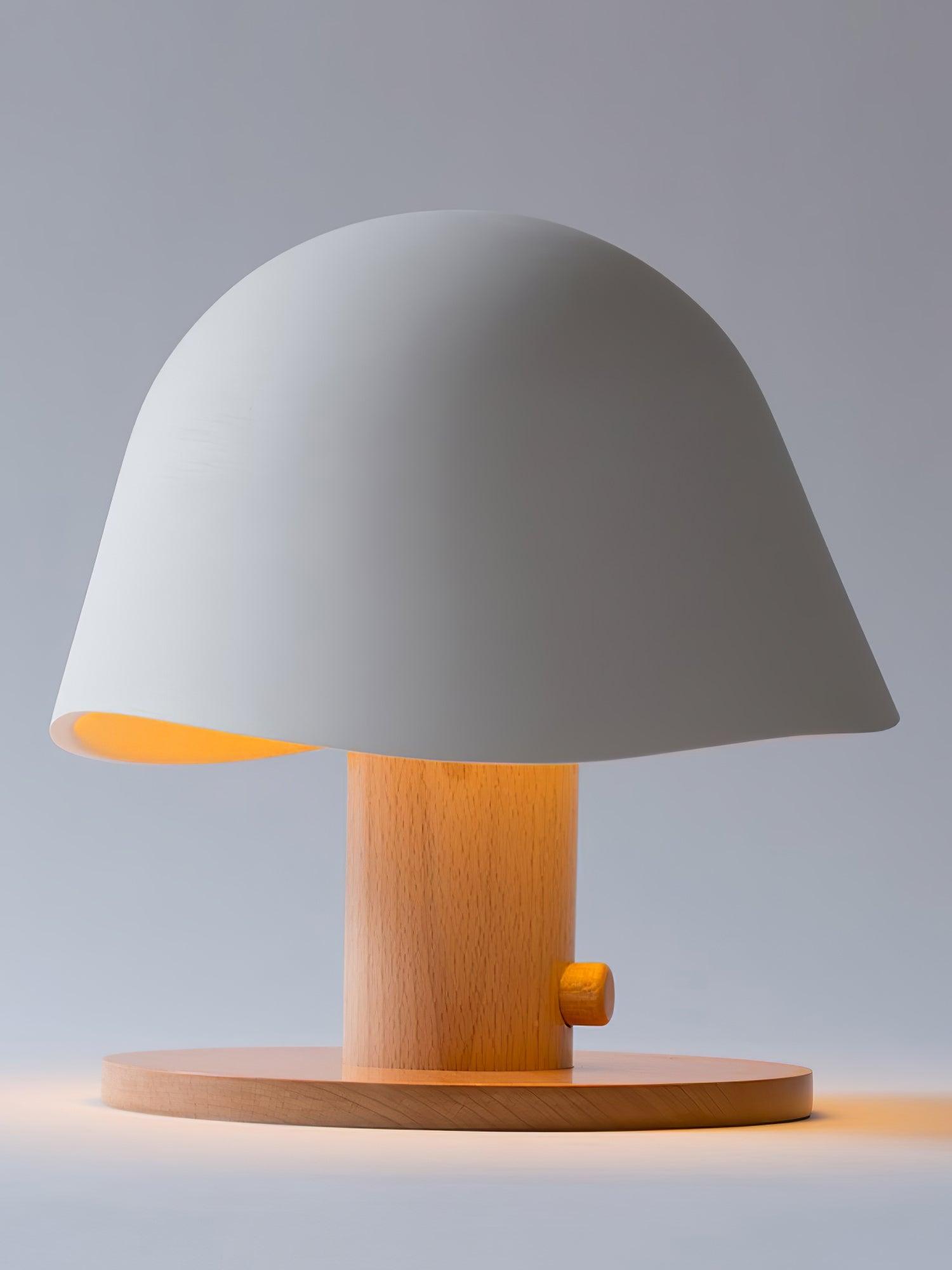 Wond Resin Wood Table Lamp-Neutral Decor