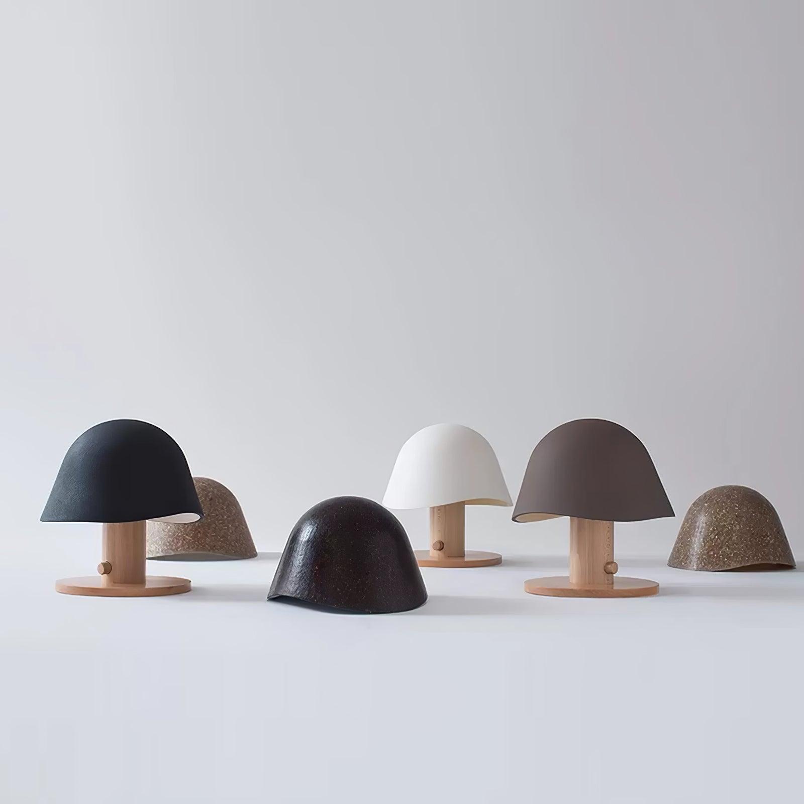 Wond Resin Wood Table Lamp-Neutral Decor