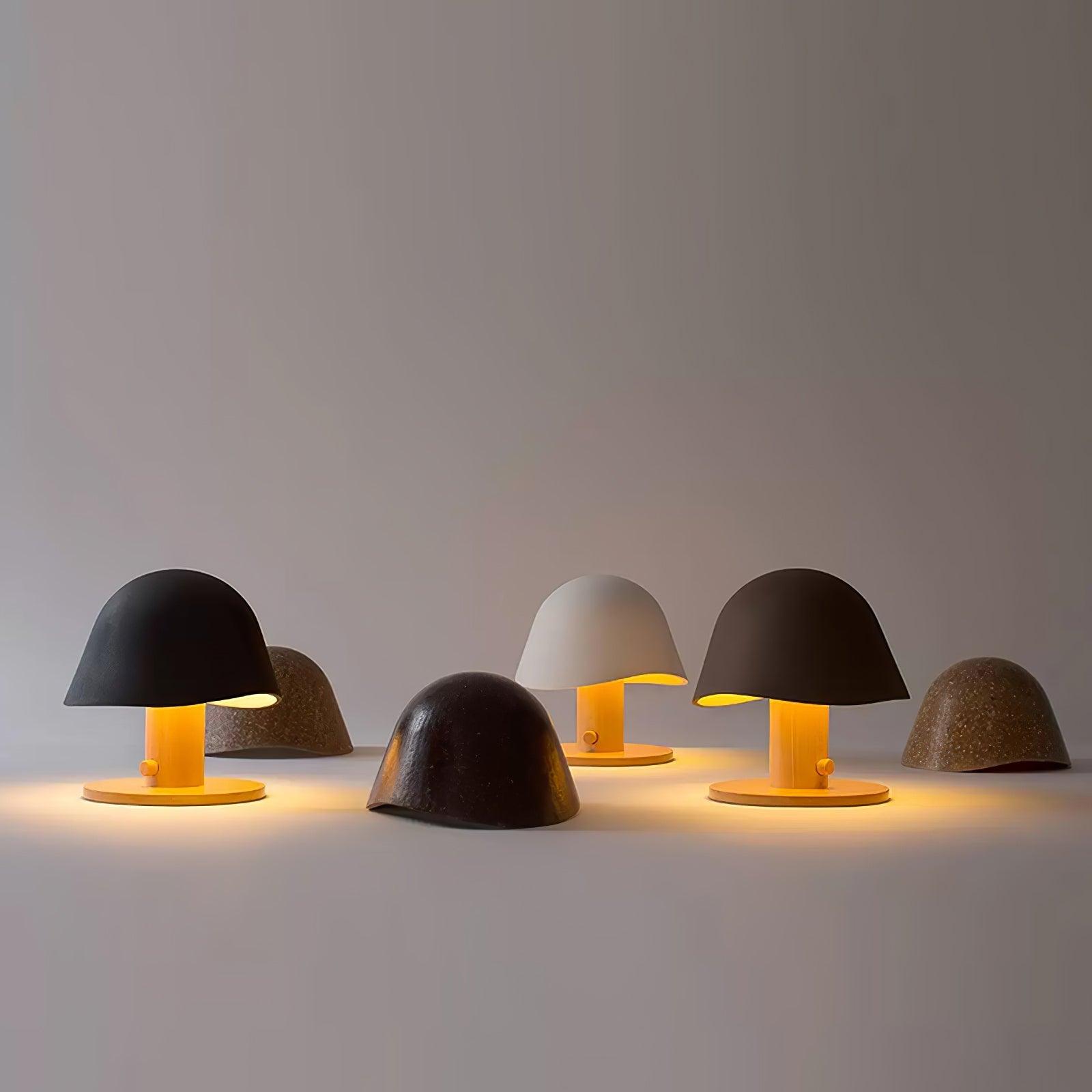 Wond Resin Wood Table Lamp-Neutral Decor